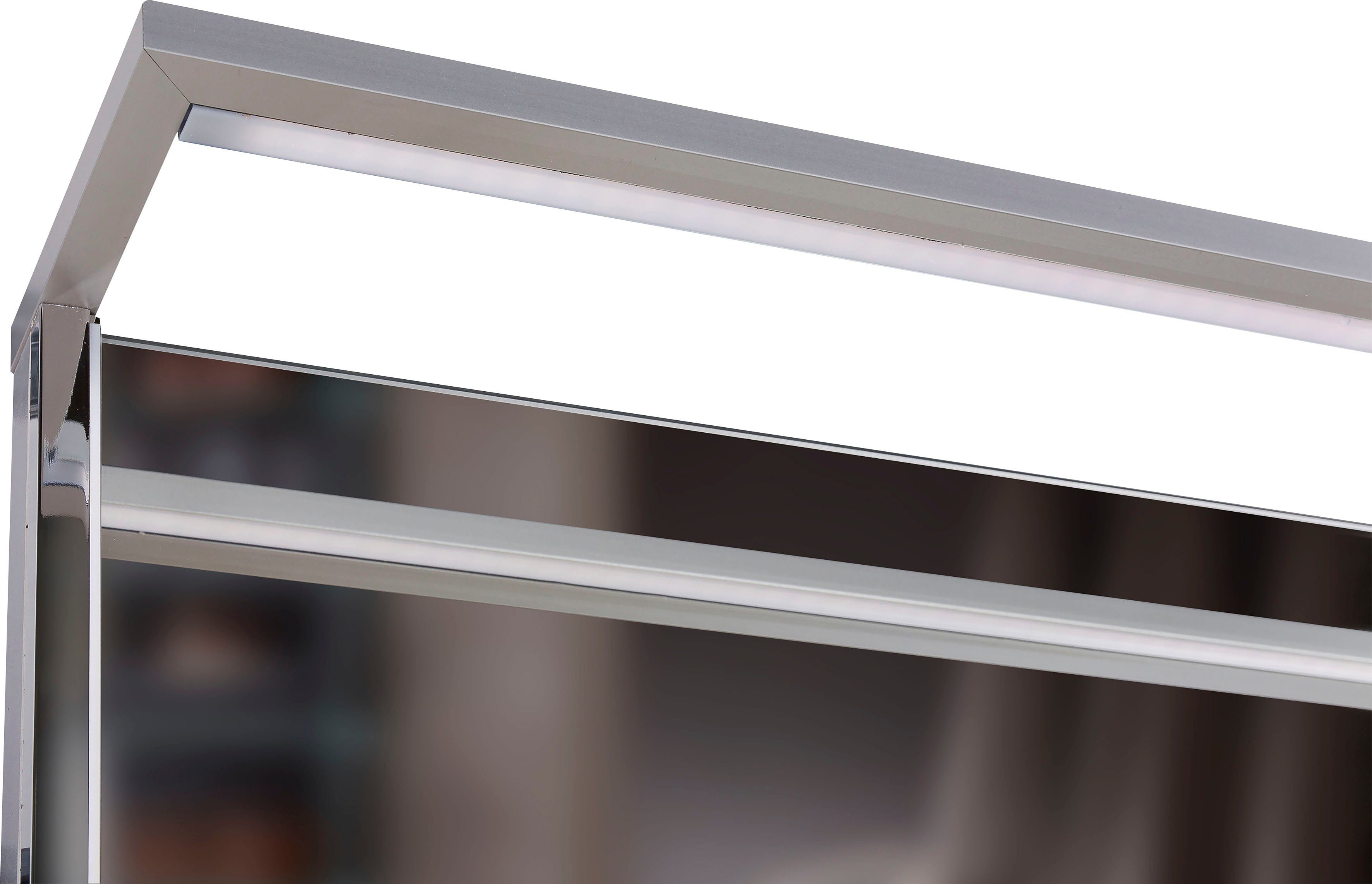 MARLIN LED Aufbaustrahler Überbauleuchte, LED fest Badezimmer-Spiegel integriert, für