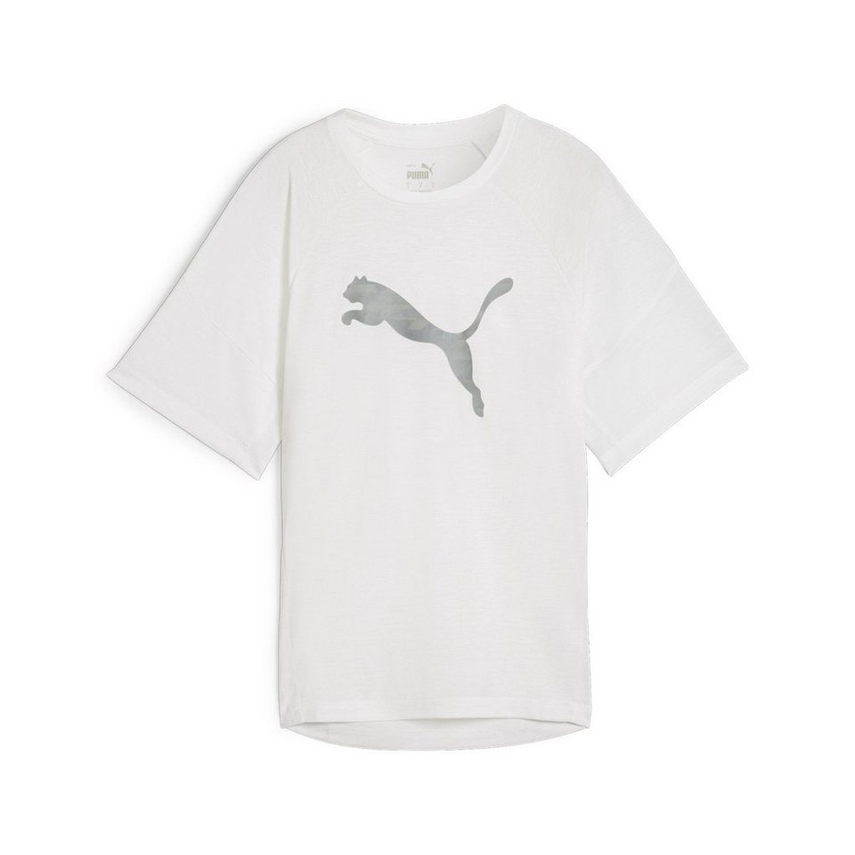 PUMA T-Shirt EVOSTRIPE Grafik-T-Shirt Damen