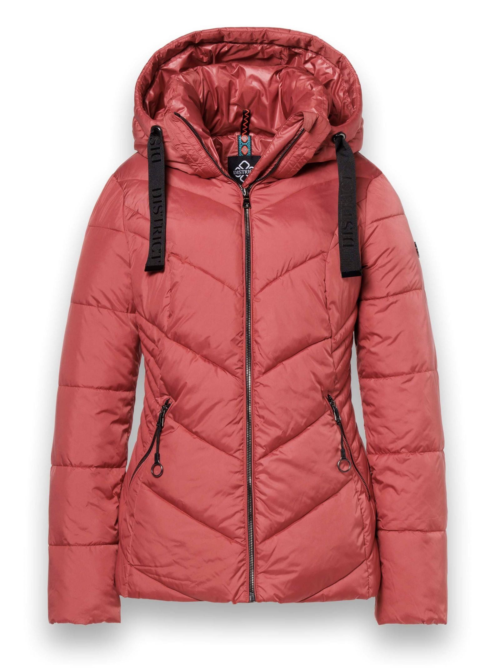 District Winterjacke Val Thorens (mit Kapuze, wasserabweisend) rot Damen günstig online kaufen