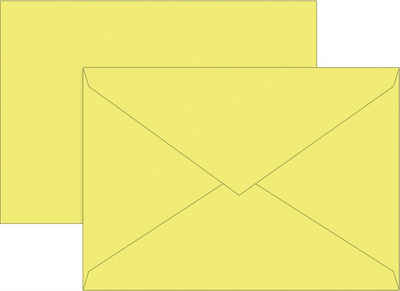 BRUNNEN Druckerpapier BRUNNEN 105125210 Briefumschlag Universalpapier C6 gelb