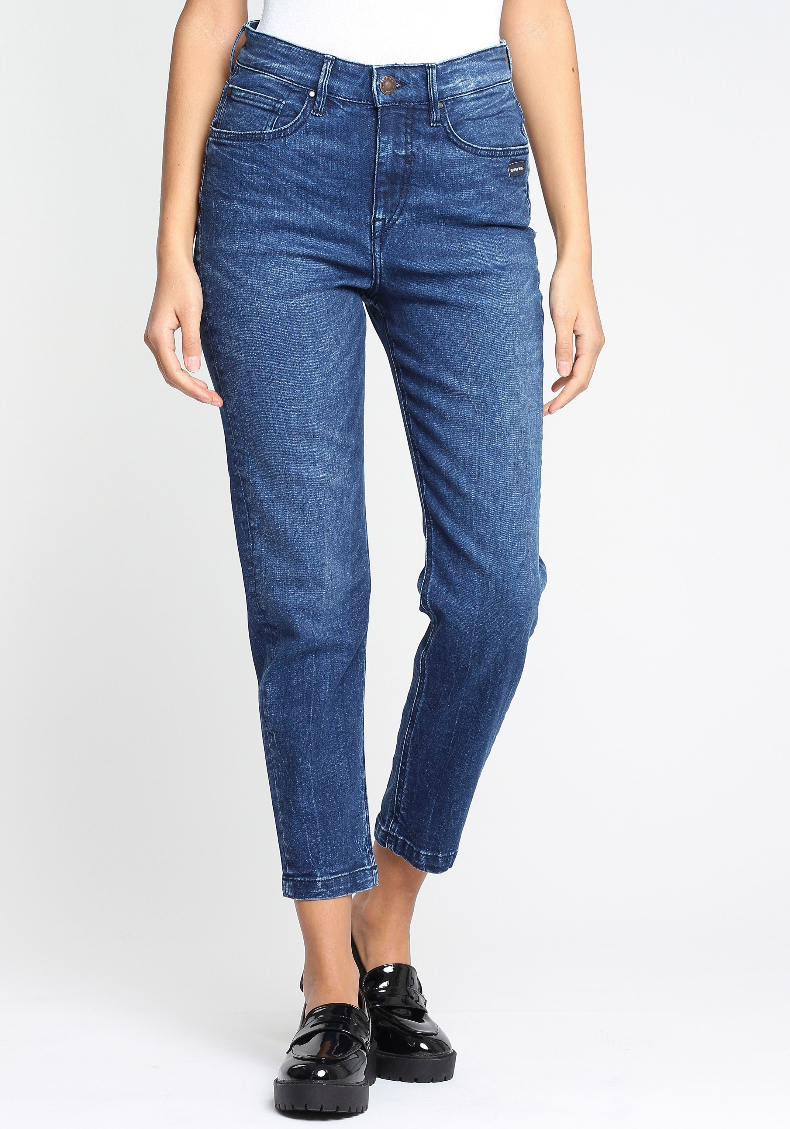 GANG Mom-Jeans 94GLORIA CROPPED mit Stretch für die perfekte Passform