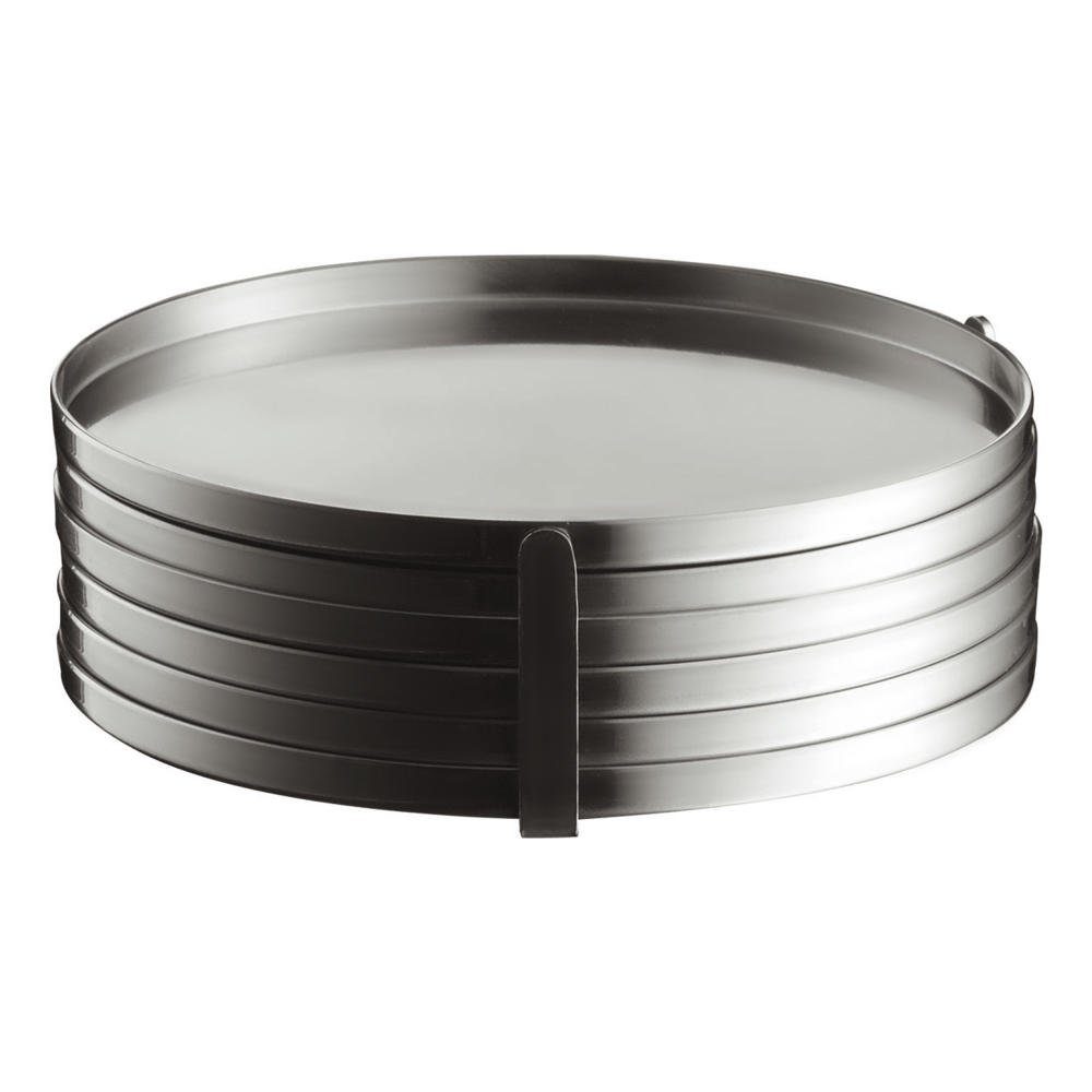 Stelton Getränkeuntersetzer AJ 6er-Set mit Halter