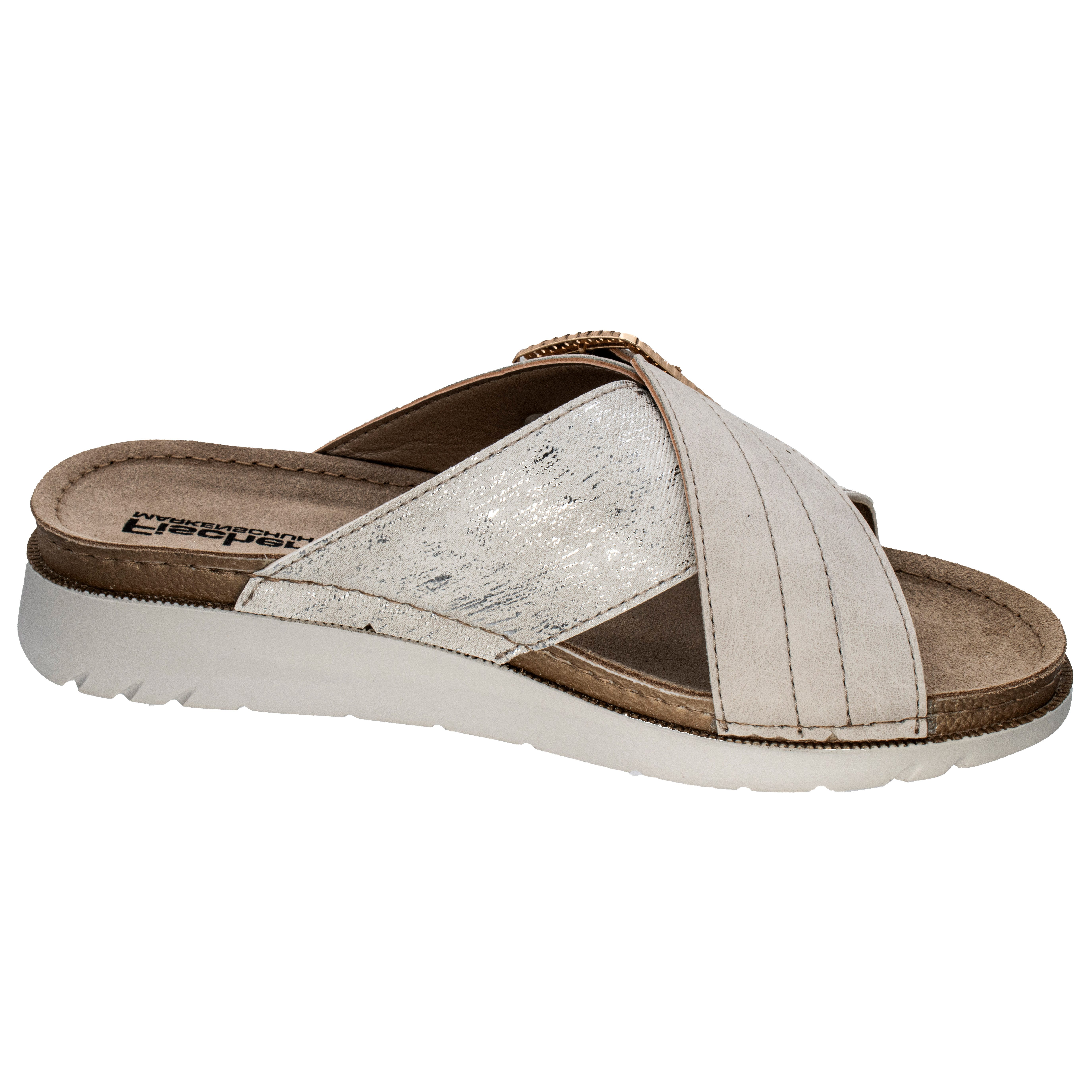 Fischer-Markenschuh Jule Pantolette aus Nappalino, mit Synthetik-Futter, st günstig online kaufen