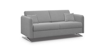 99rooms 3-Sitzer Sherlock, Sofa, 2-Sitzer, mit Bettfunktion, frei im Raum stellbar, Modern Design, Metall