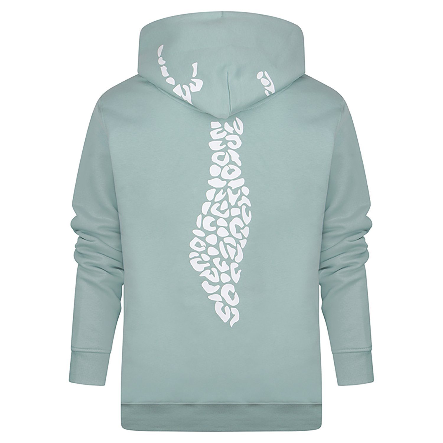 uptolake design Hoodie Unisex-Kapuzensweatshirt mit Leo Design auf dem Rücken