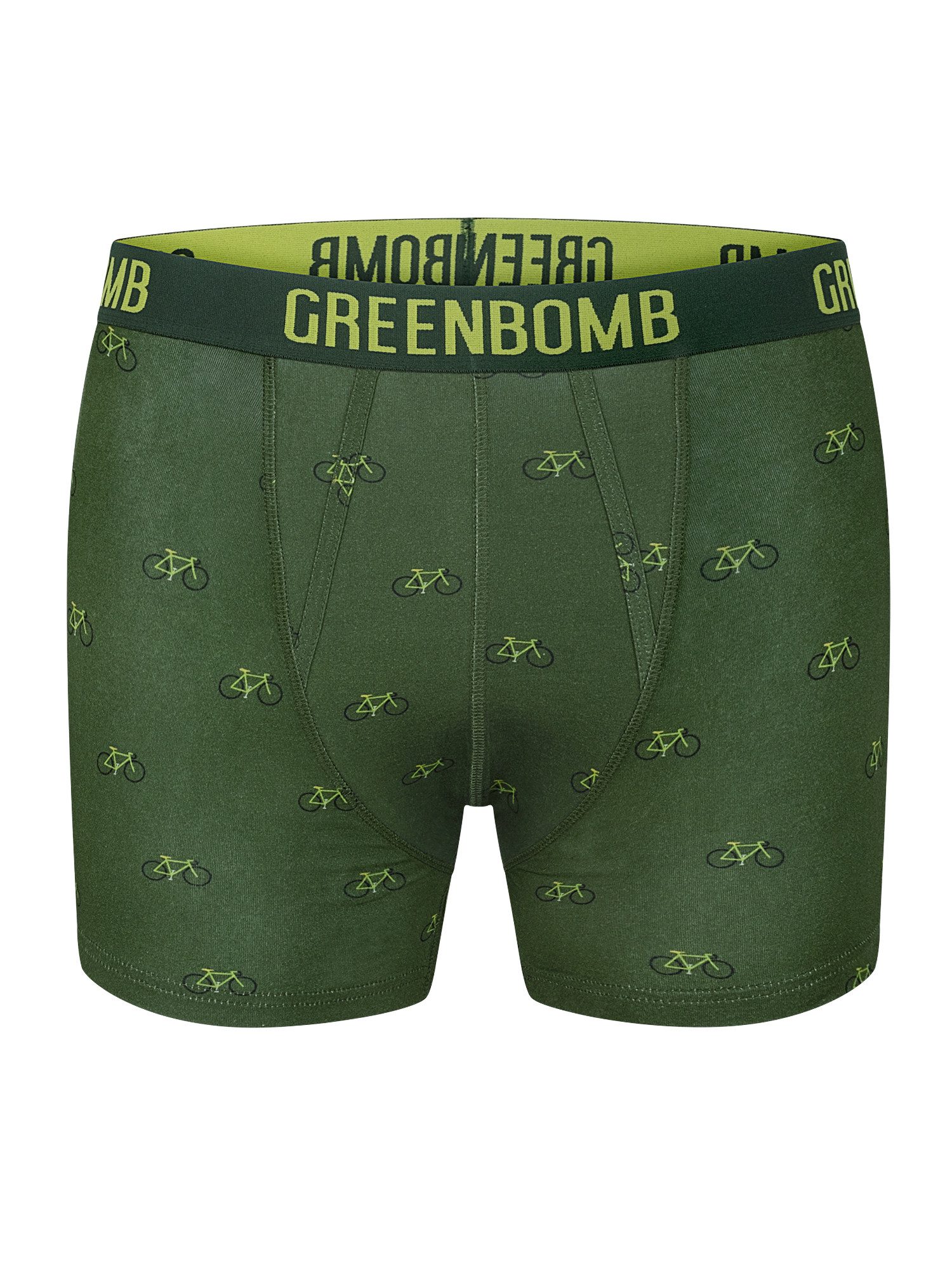 GreenBomb Boxer Trunk Bike Vintage Small 3 GOTS-zertifizierte Herstellung, hautfreundlich & atmungsaktiv