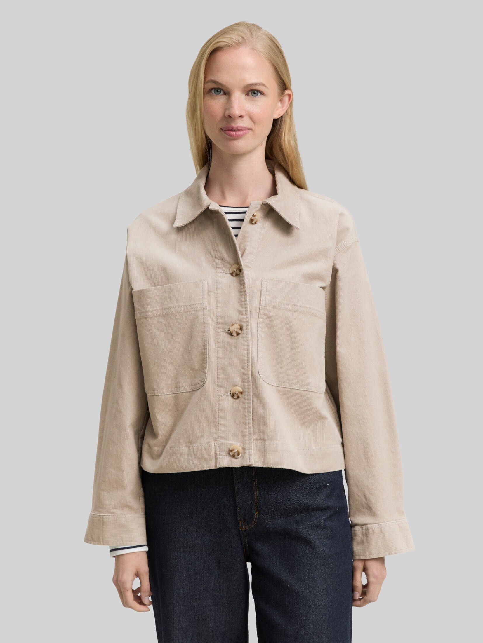 TOM TAILOR Jackenblazer Blazer Oversize Cordjacke