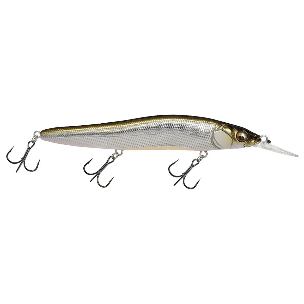 Shad 11cm Stardust Megabass Wobbler Megabass (1-St) II Jerkbait Kunstköder 14g, R+1 Vision M OneTen