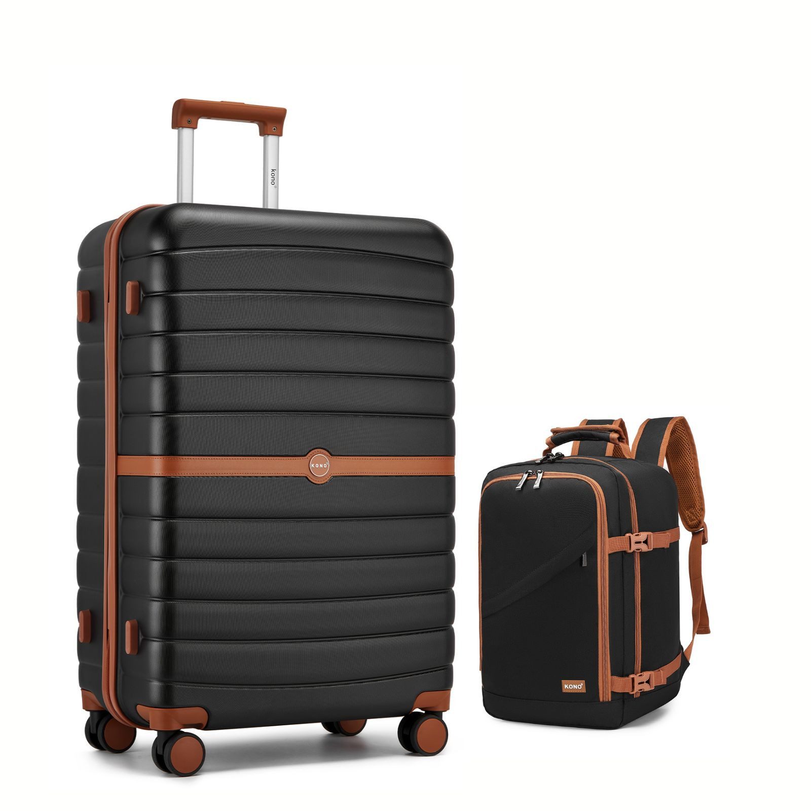 KONO Kofferset Hartschalenkoffer (Höhe: 55/66.5/76.5cm) + günstig online kaufen