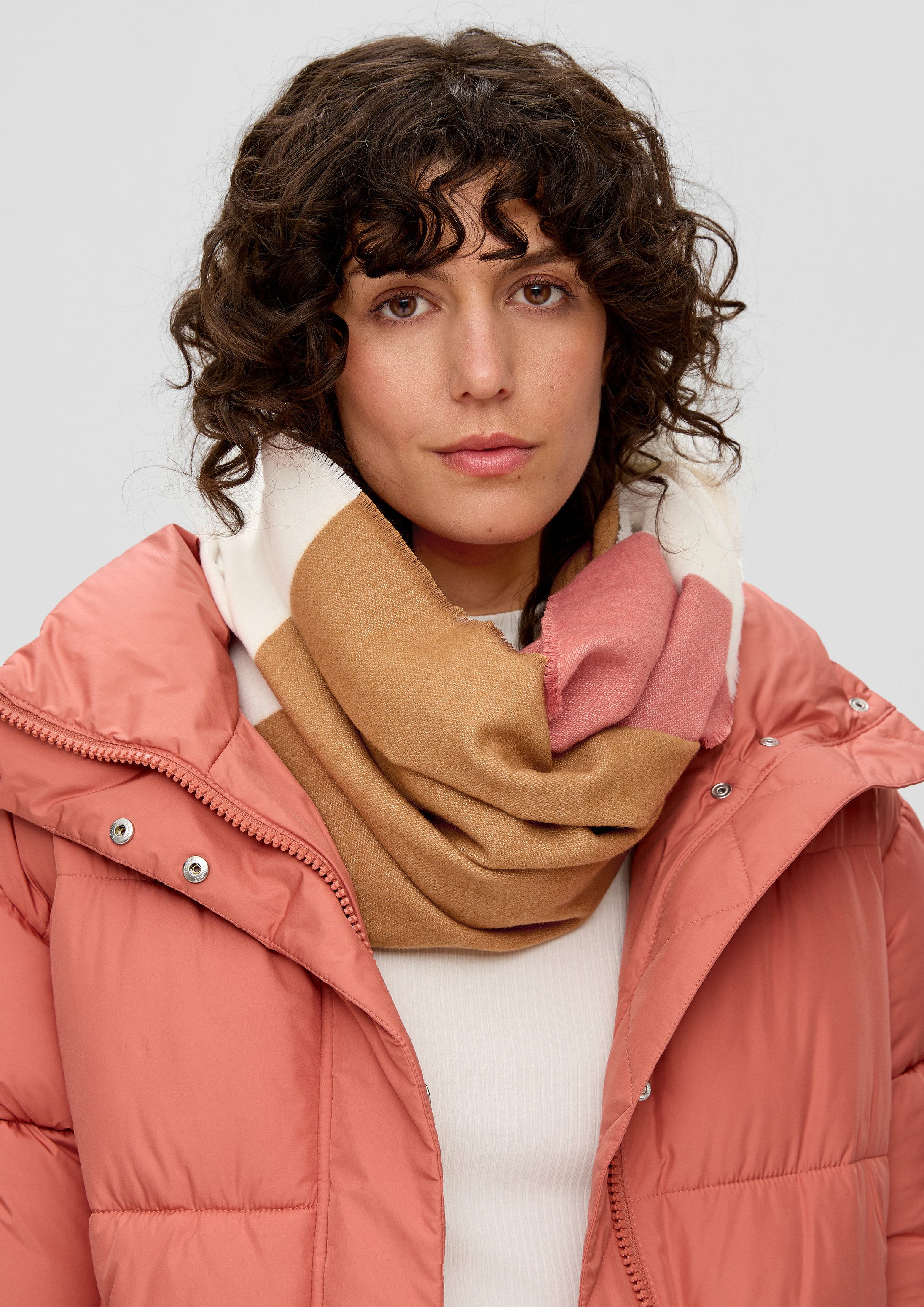 s.Oliver Loop Snood, Loop-Schal aus Modalmix