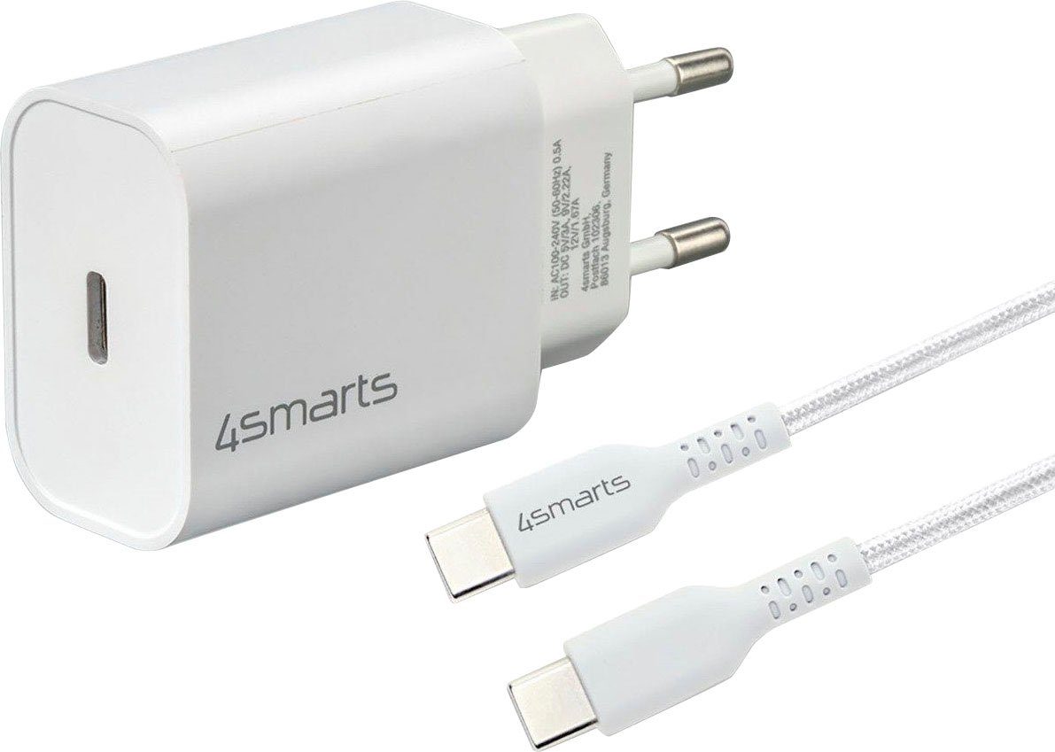 Schnelllade-Set 20W mit 1.5m USB-C zu USB-C Kabel Smartphone-Ladegerät