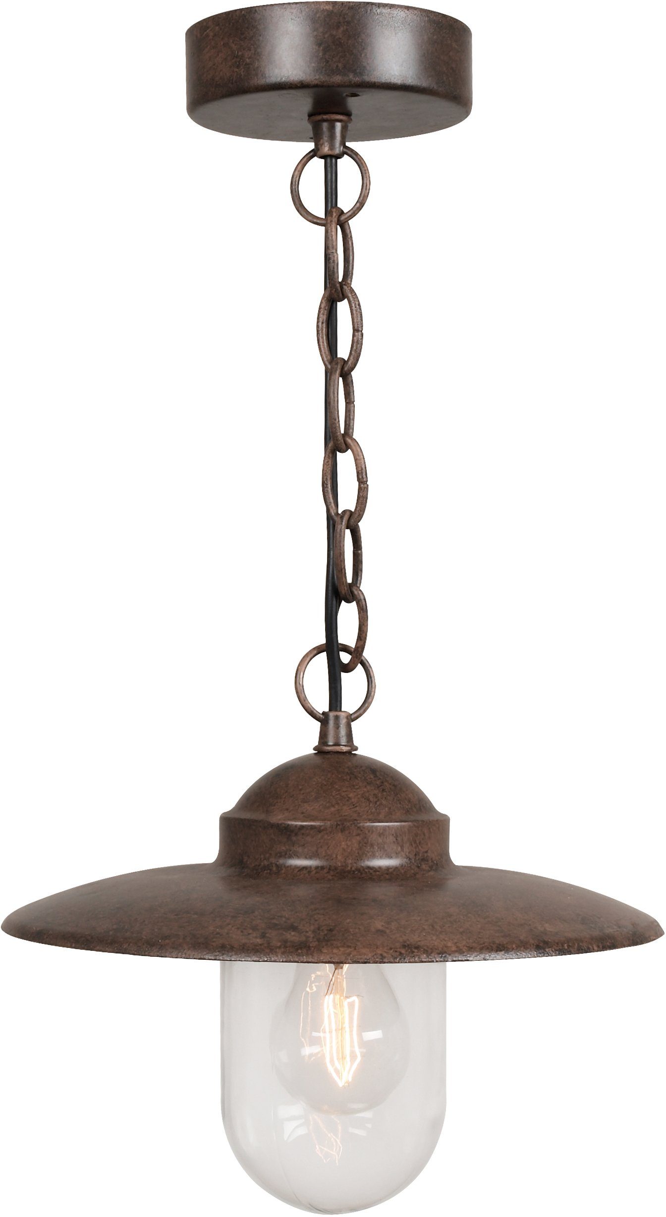 Nordlux Außen-Deckenleuchte »Luxembourg«, Verzinkter Stahl, Rusty Look