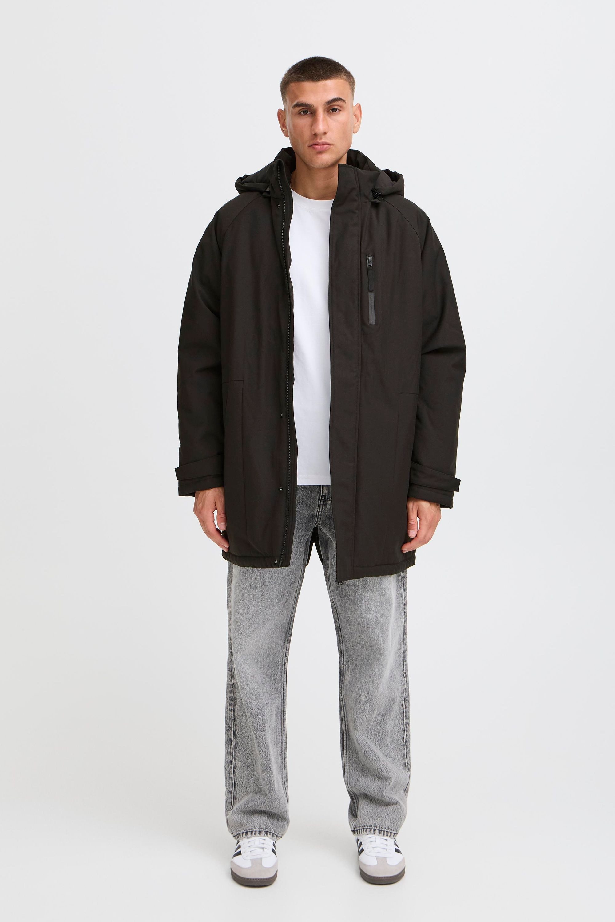 !Solid Wintermantel SDRay Wärmender Parka mit Kapuze und Brusttasche