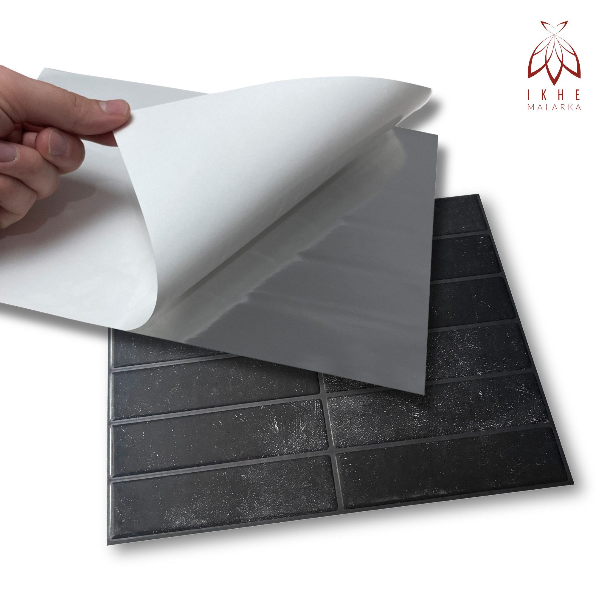 IKHEMalarka 3D Wandpaneel Selbstklebend Tapete Paneele Kunststoff Fliesen B günstig online kaufen