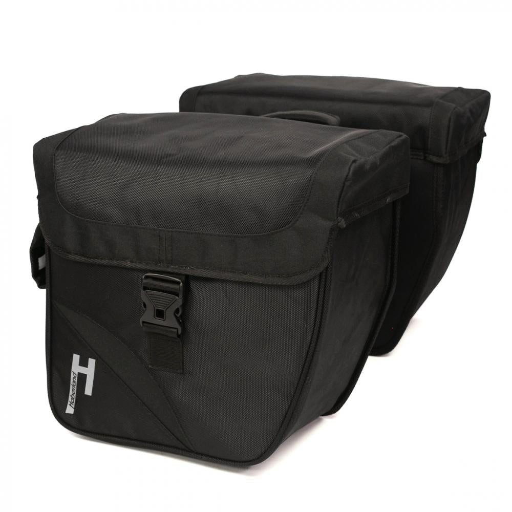 Haberland Fahrradtasche Haberland Doppeltasche 31l Carry On schwarz - geräumige Fahrradtasche