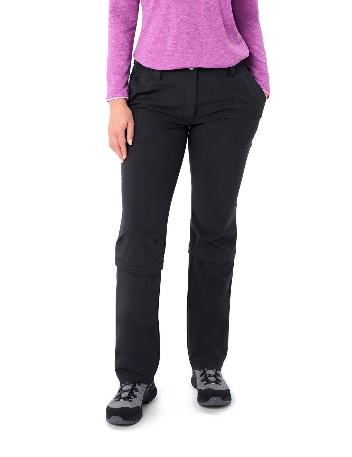 VAUDE Funktionshose Hosen Women's Farley Stretch ZO Capri Pants (1-tlg) schnellstrocknende und strapazierfähige Outdoor-Hose