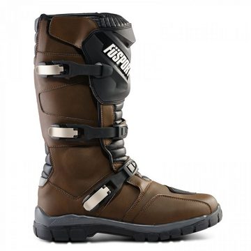 FüSPORT FüSport Simpson x Motoz Braun - Offroad-/Endurostiefel einstellbar, Motorradstiefel