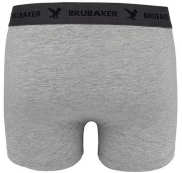 BRUBAKER Boxershorts 6er Pack Herren Retro Unterhosen - Unterwäsche für Männer (Set, 6-St) 6x Boxer Shorts - Trunks Unterhose - Weich, Sanft und atmungsaktiv