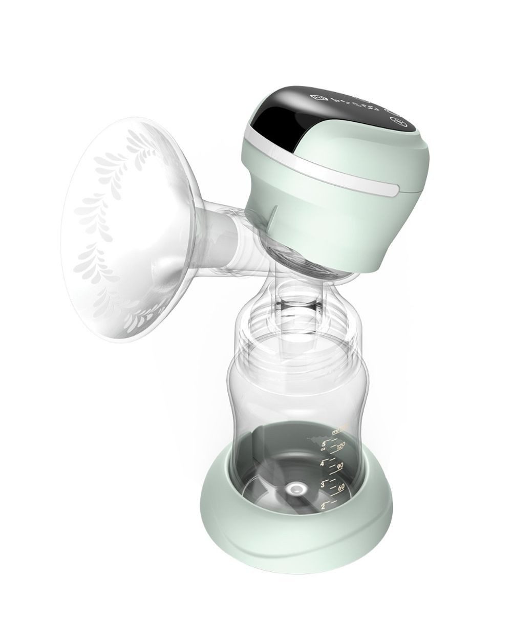 Kikkaboo Elektrische Milchpumpe Elektrische Milchpumpe Leia Plus, Speicherfunktion, LED-Touchscreen