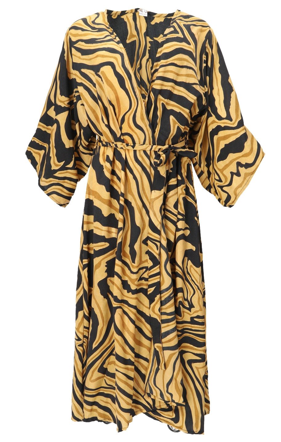 Guru-Shop Kimono Kimonokleid, seidig glänzender Boho günstig online kaufen