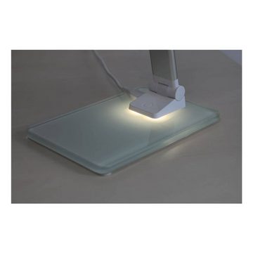 unilux LED Tischleuchte Popy, LED fest integriert, warmweiß bis tageslichtweiß, faltbar, mit flexibler Stromversorgung