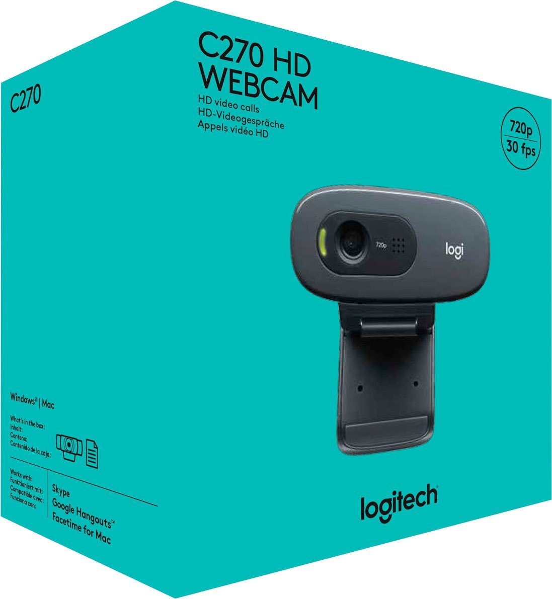 Logitech C270 Webcam (HD)