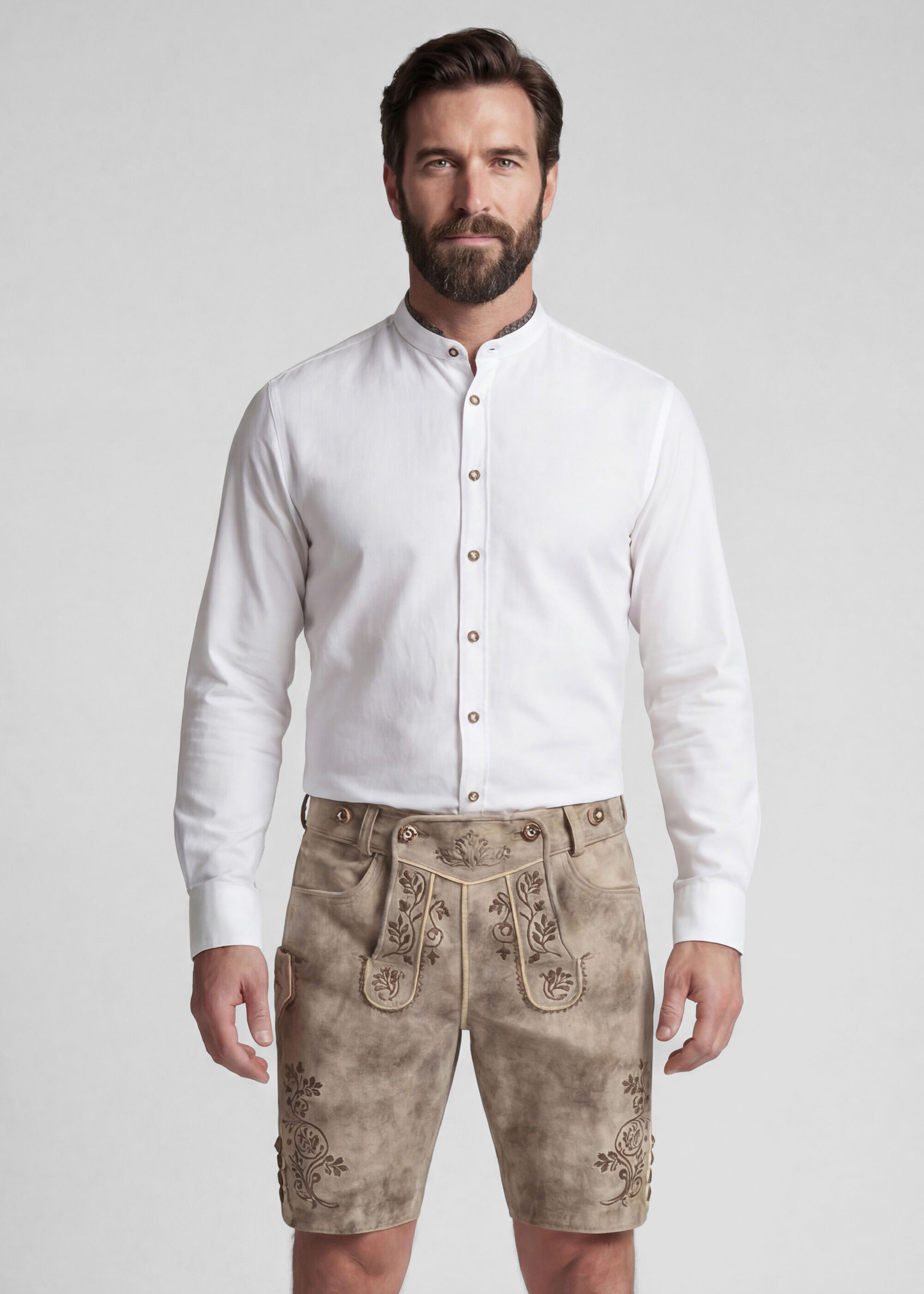 Spieth & Wensky Trachtenhemd Köst mit Slim-Fit Passform