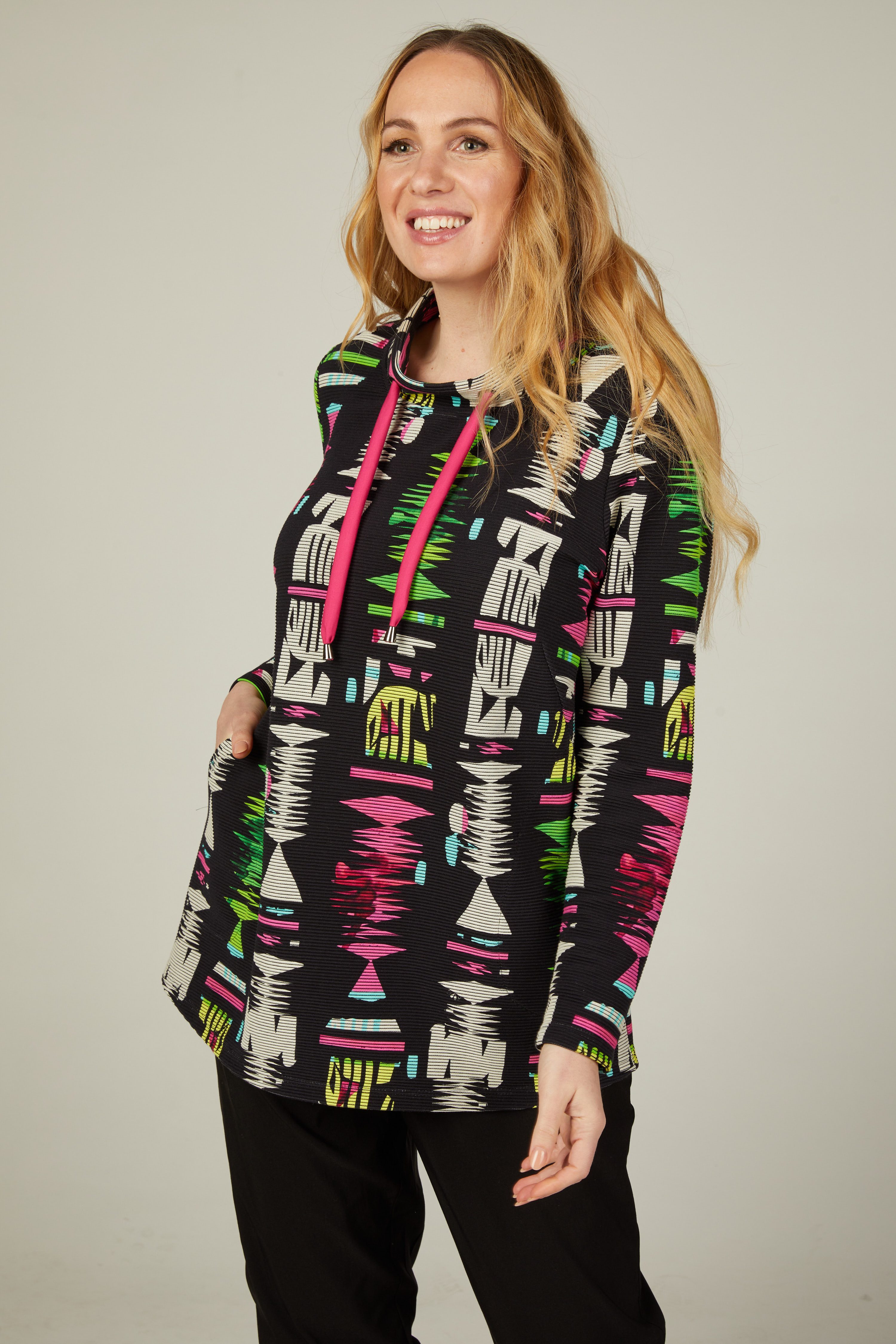 Mona Lisa Jacquardpullover Große Größen