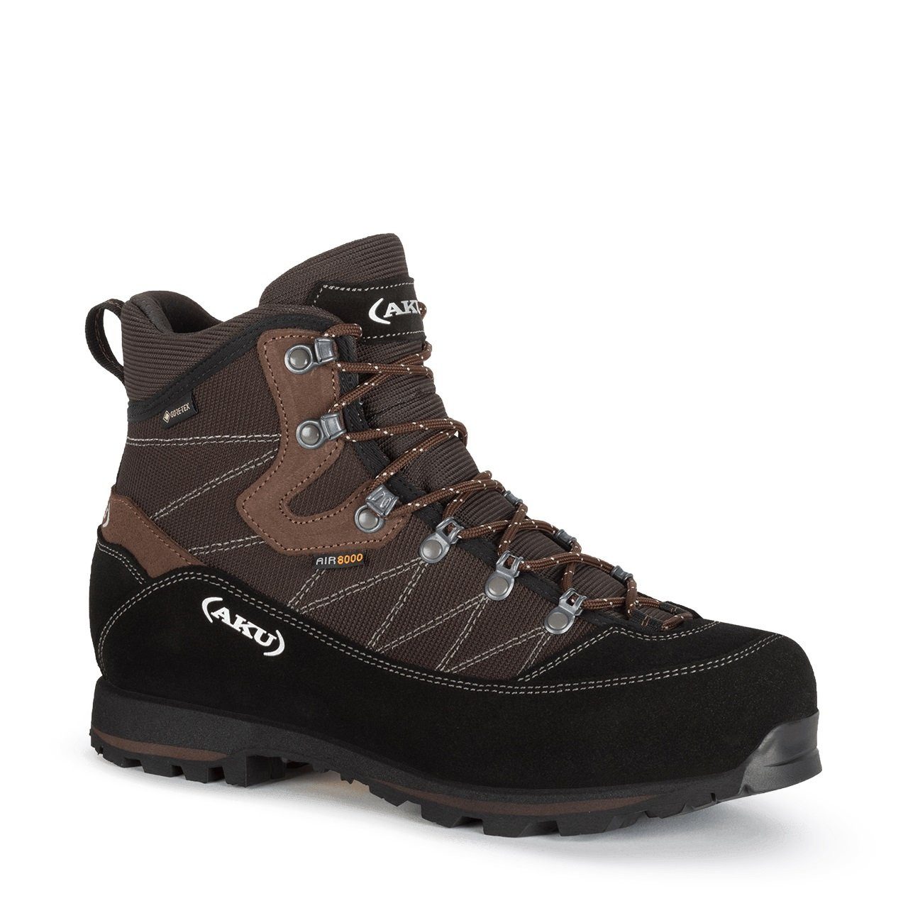 AKU Trekker Lite III Wide GTX (wasserdicht, weit) dunkelgrau/braun Herren Wanderschuh