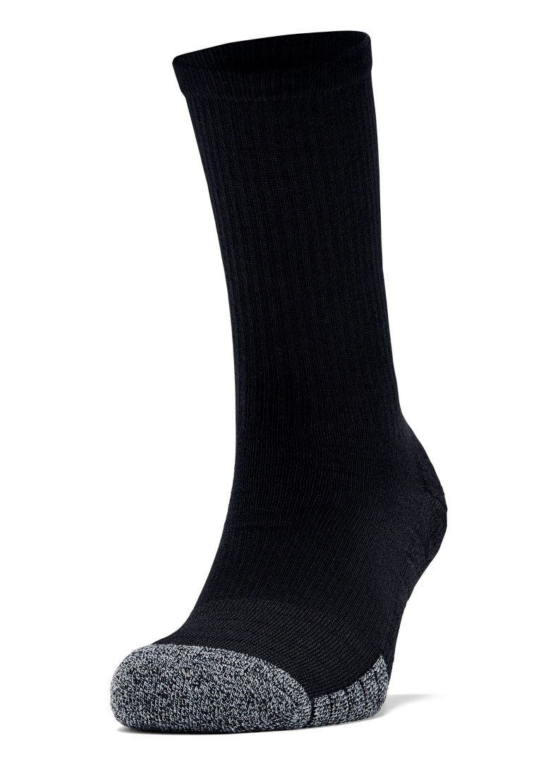 schwarz Tennissocken UA (Packung, Under CREW 3PK Armour® 3-Paar) HEATGEAR