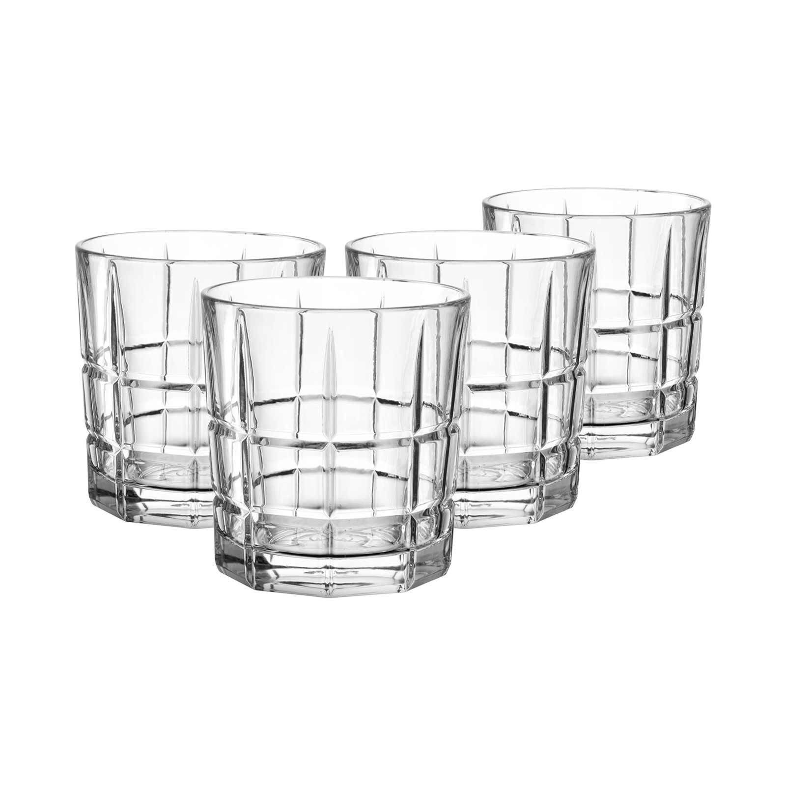 LEONARDO Whiskyglas Soiritii Nova Whiskygläser 350 ml 4er Set, 4-tlg., Glas