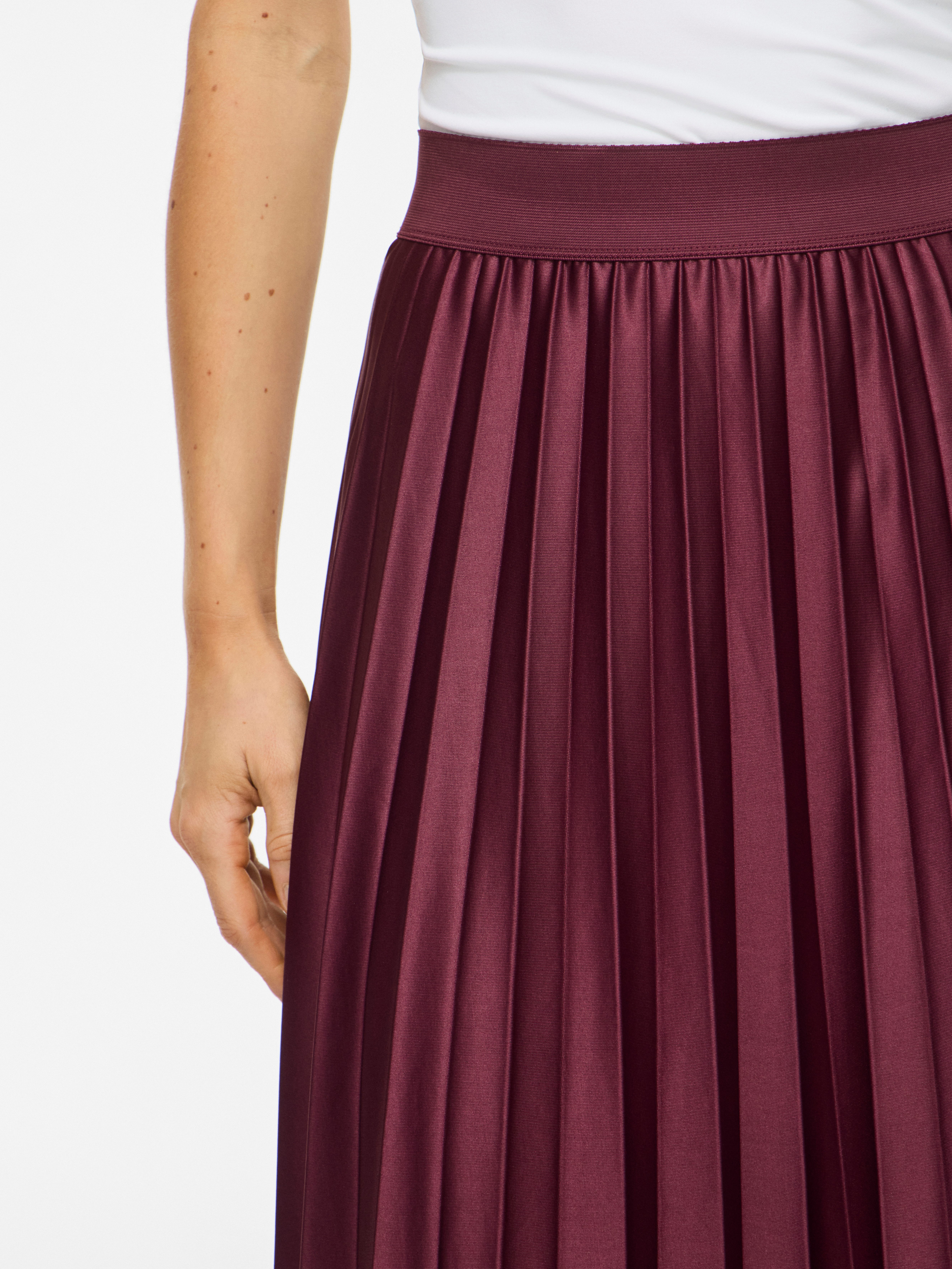 Vila Plisseerock VINITBAN SKIRT - NOOS Materialmix