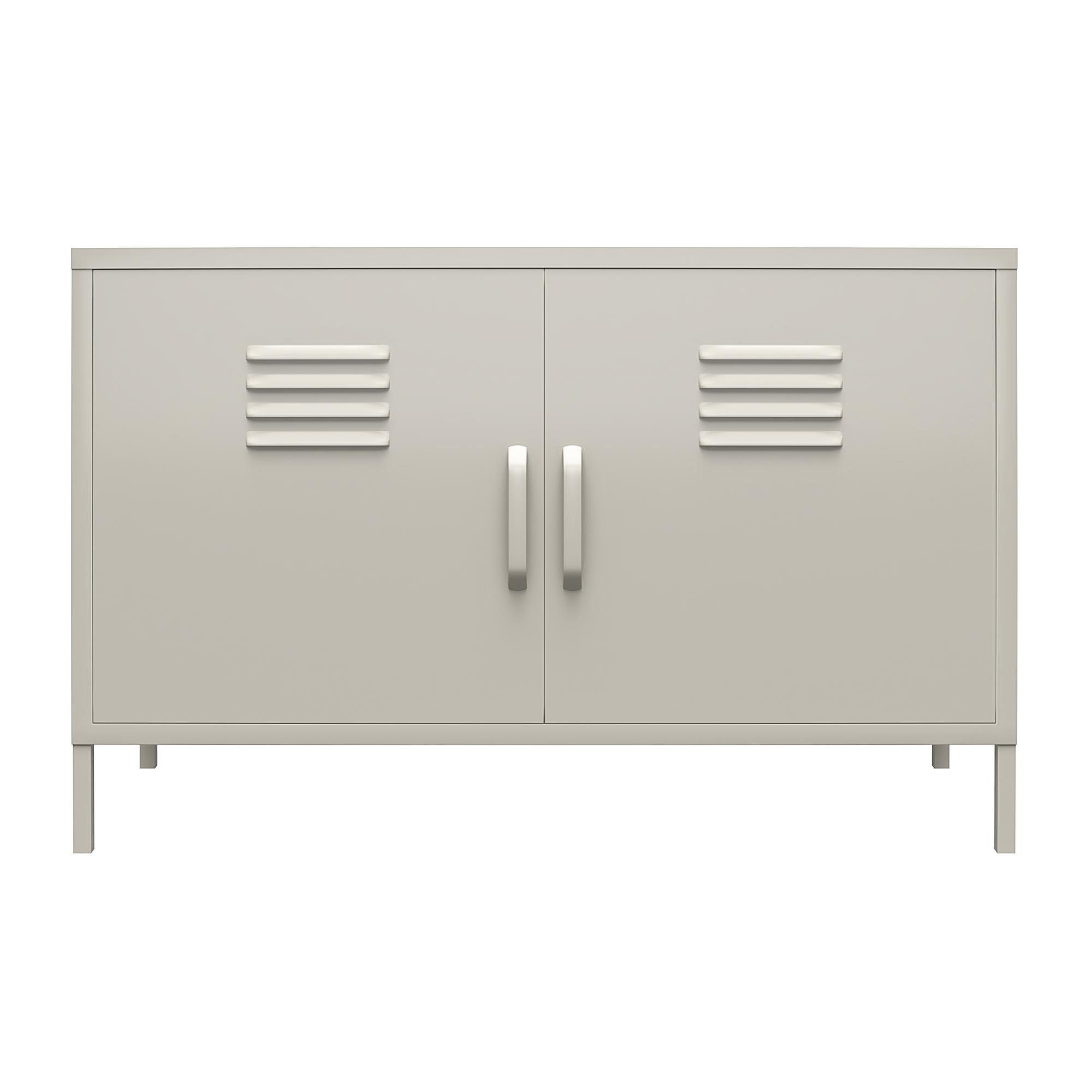 loft24 Sideboard Bradford, Spint Schrank aus Metalll mit 2 Türen günstig online kaufen