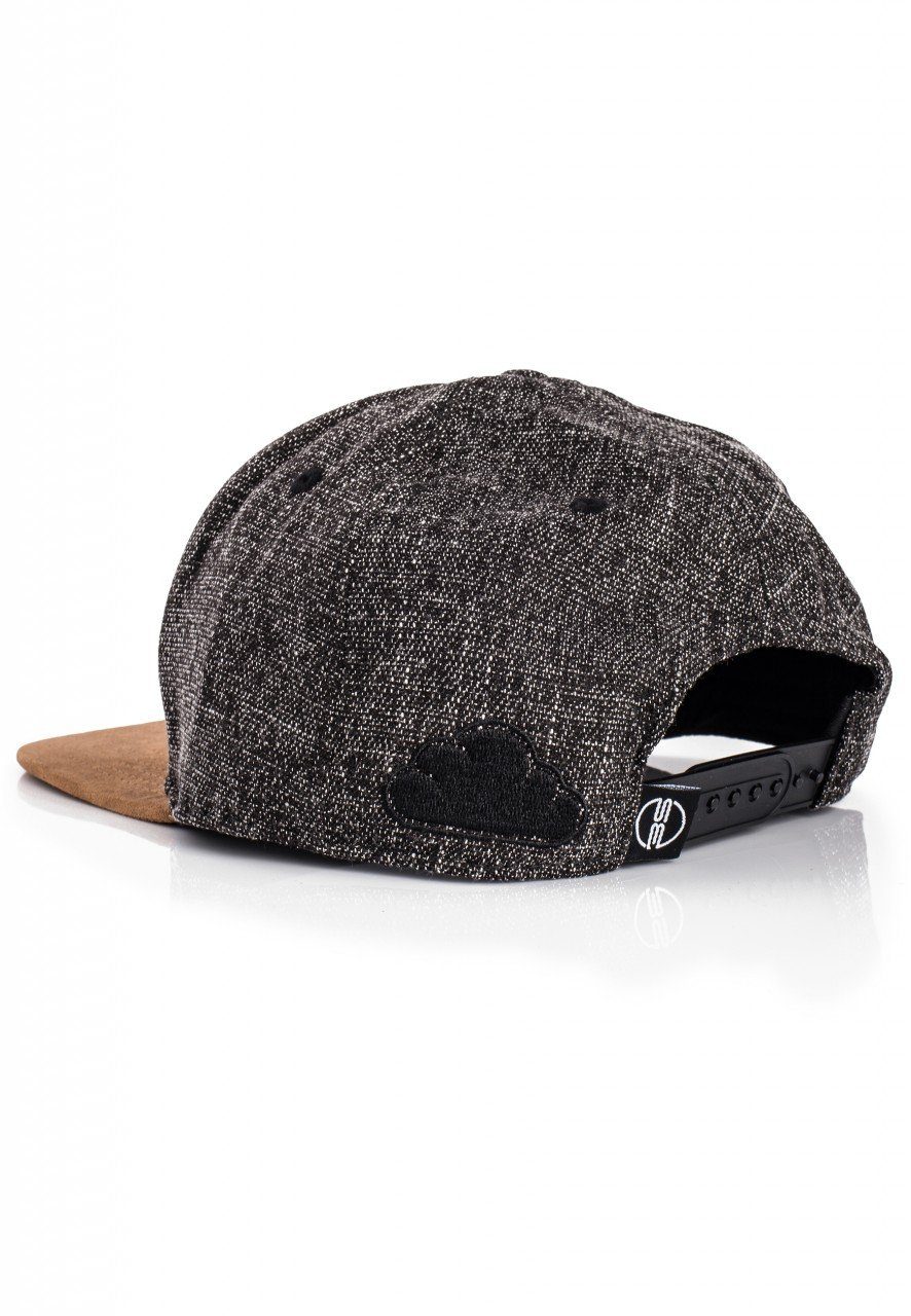 Blackskies Snapback Cap Pathfinder Snapback Cap Schwarz-Flecked-Beige