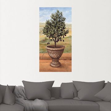 Artland Wandbild Olivenbaum, Pflanzen (1 St), als Alubild, Outdoorbild, Leinwandbild, Wandaufkleber, versch. Größen