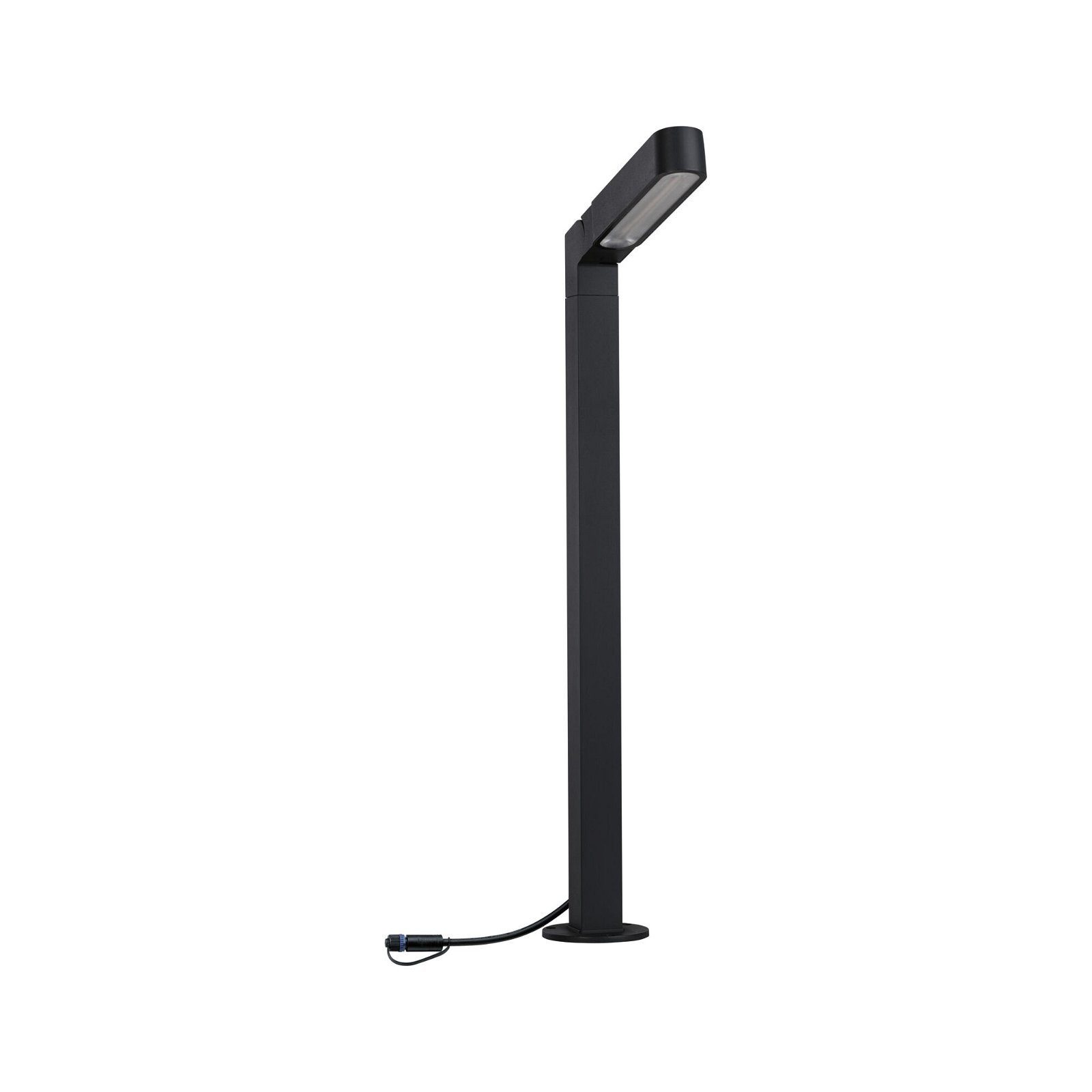 Paulmann LED Pollerleuchte Plug & Shine Ito IP65 3000K 6W Anthrazit, LED fest integriert, Warmweiß, Einzelleuchte Vertikale Ausrichtung