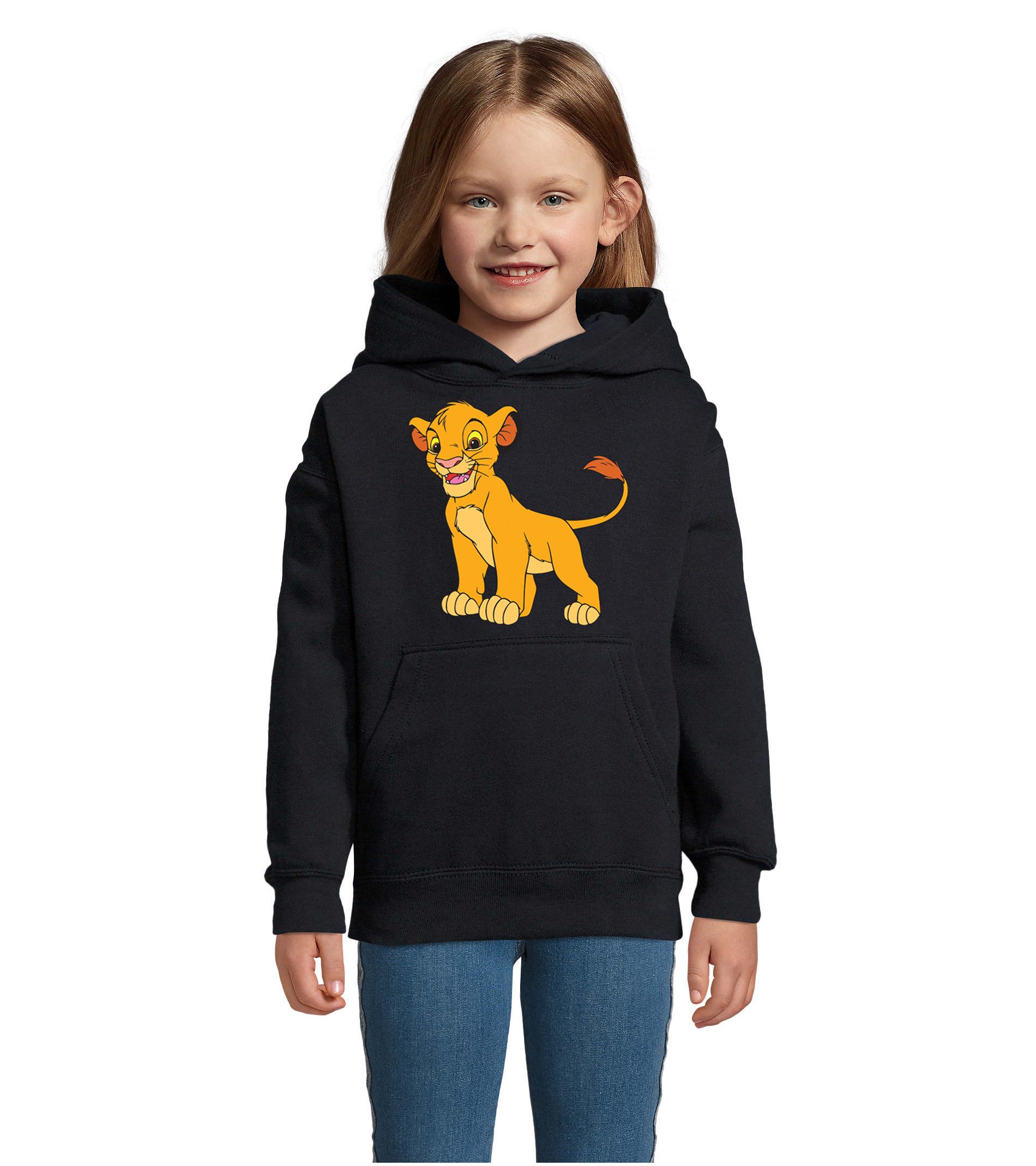 Blondie & Brownie Hoodie Simba – Kuscheliger Kinder Pullover, Der König der Löwen Design Kinder Hoodie Simba König der Löwen Print Baumwollmix