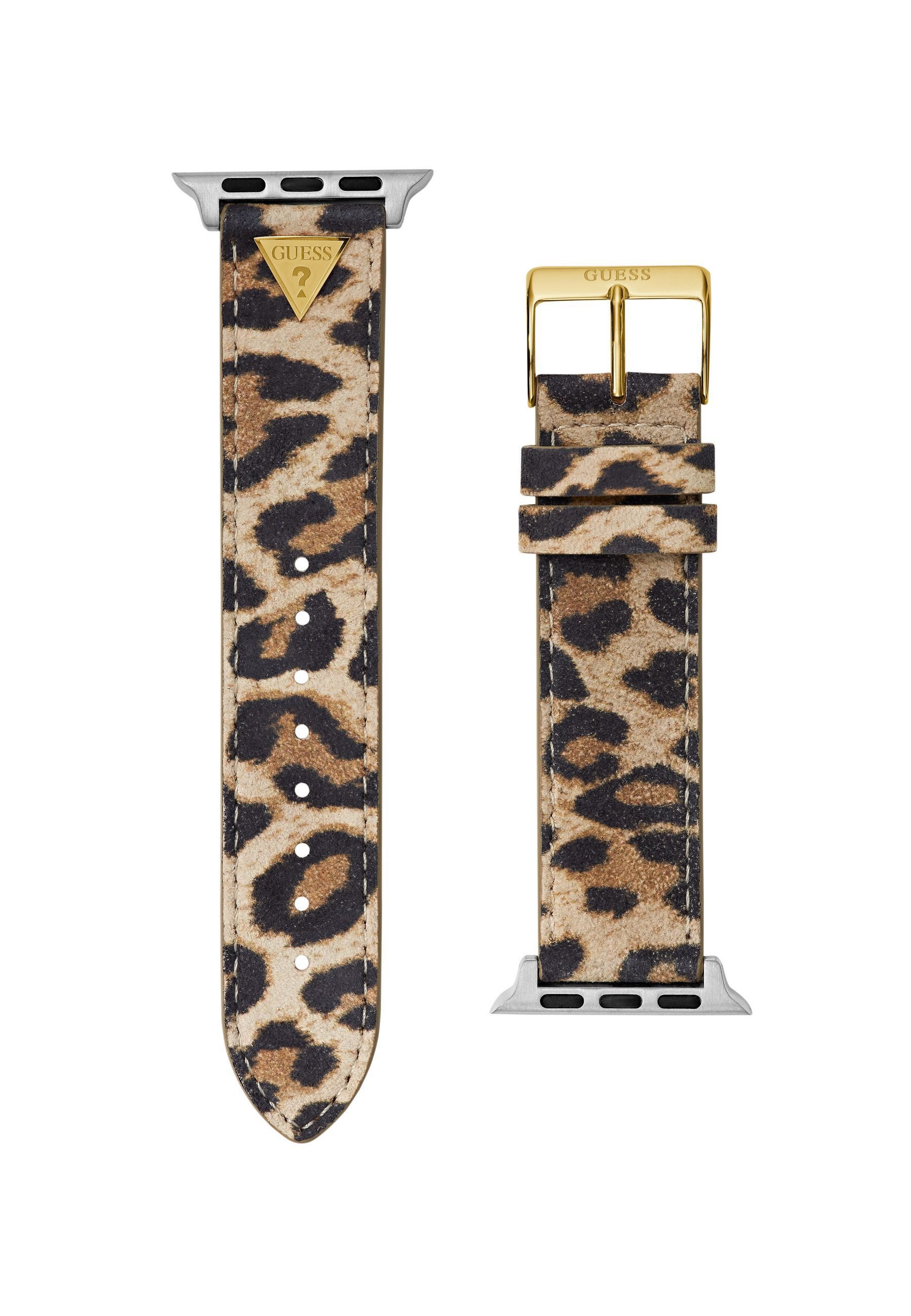 Guess Uhrenarmband GUESS APPLE BAND (38MM-40MM), Gehäuse aus 100% Nicht zutreffend und ein Armband aus 100% Echtleder
