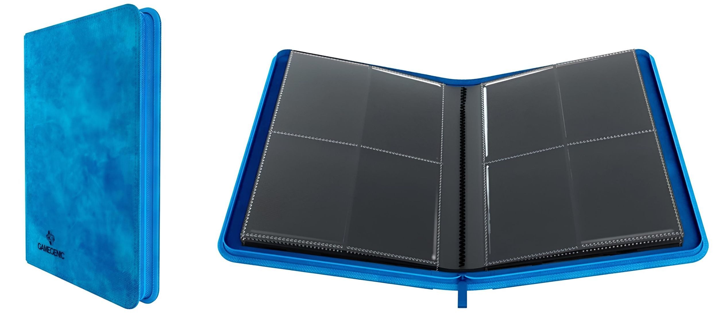 Sammelkarte Gamegenic Zip-Up 8-Pocket Album Blue