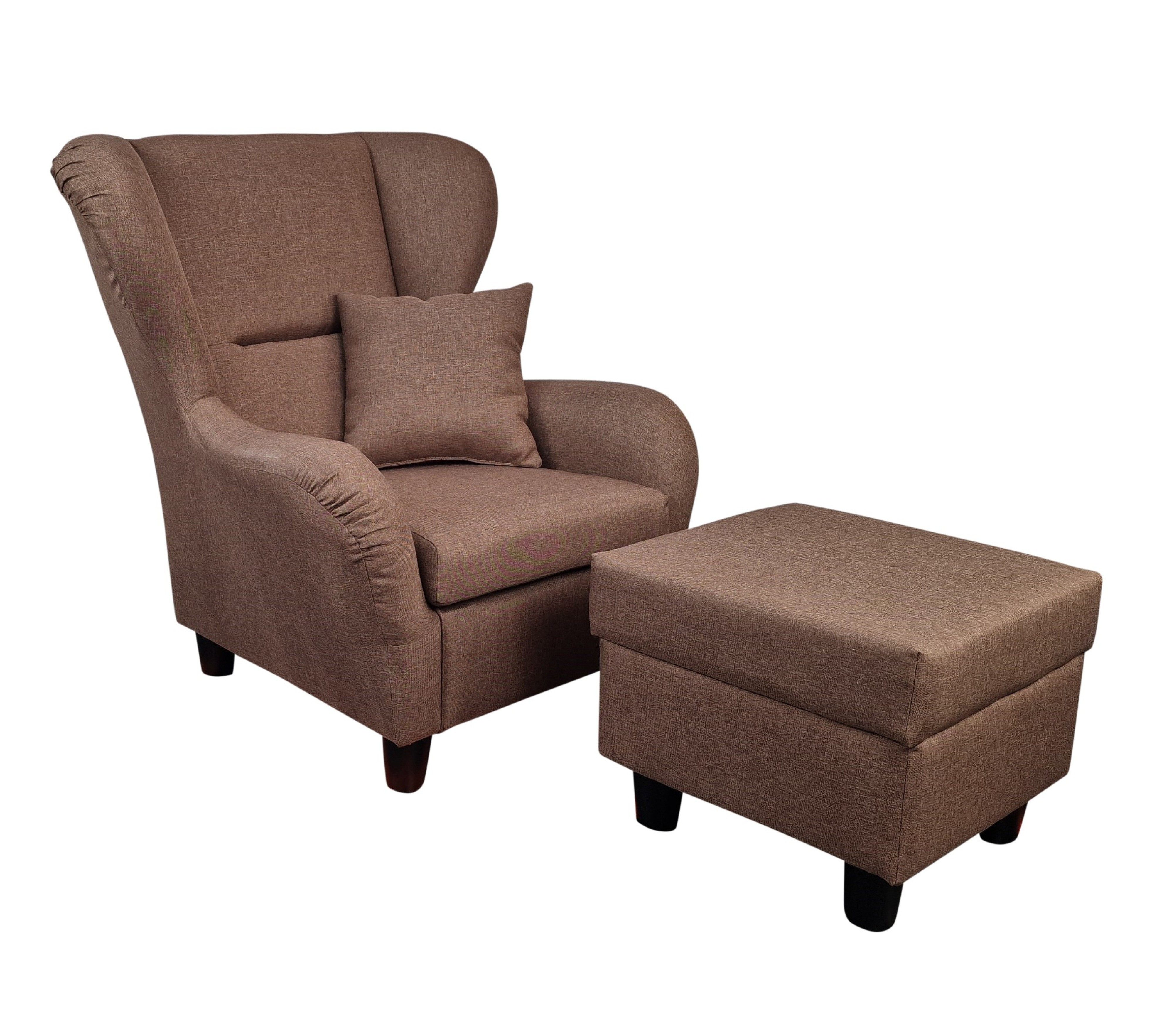 luma-home Ohrensessel 18003 (mit Hocker und günstig online kaufen