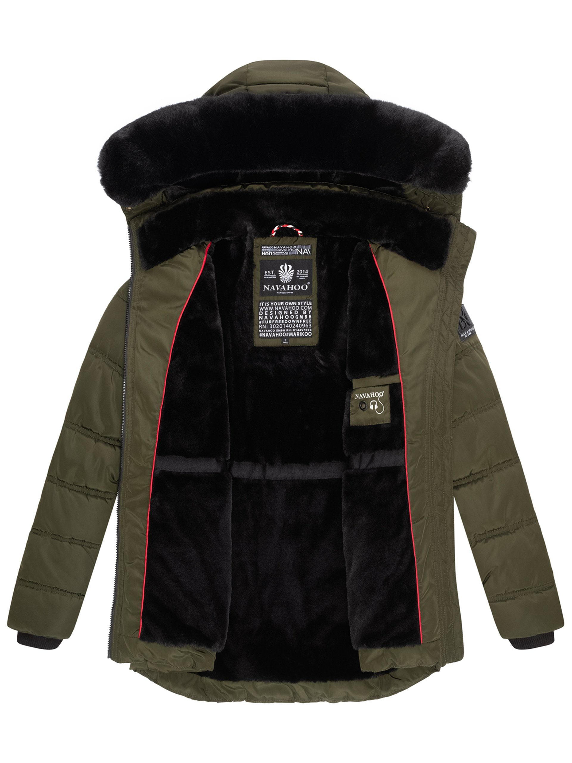 Navahoo Winterjacke Lissandra mit hochwertigem Steppdesign