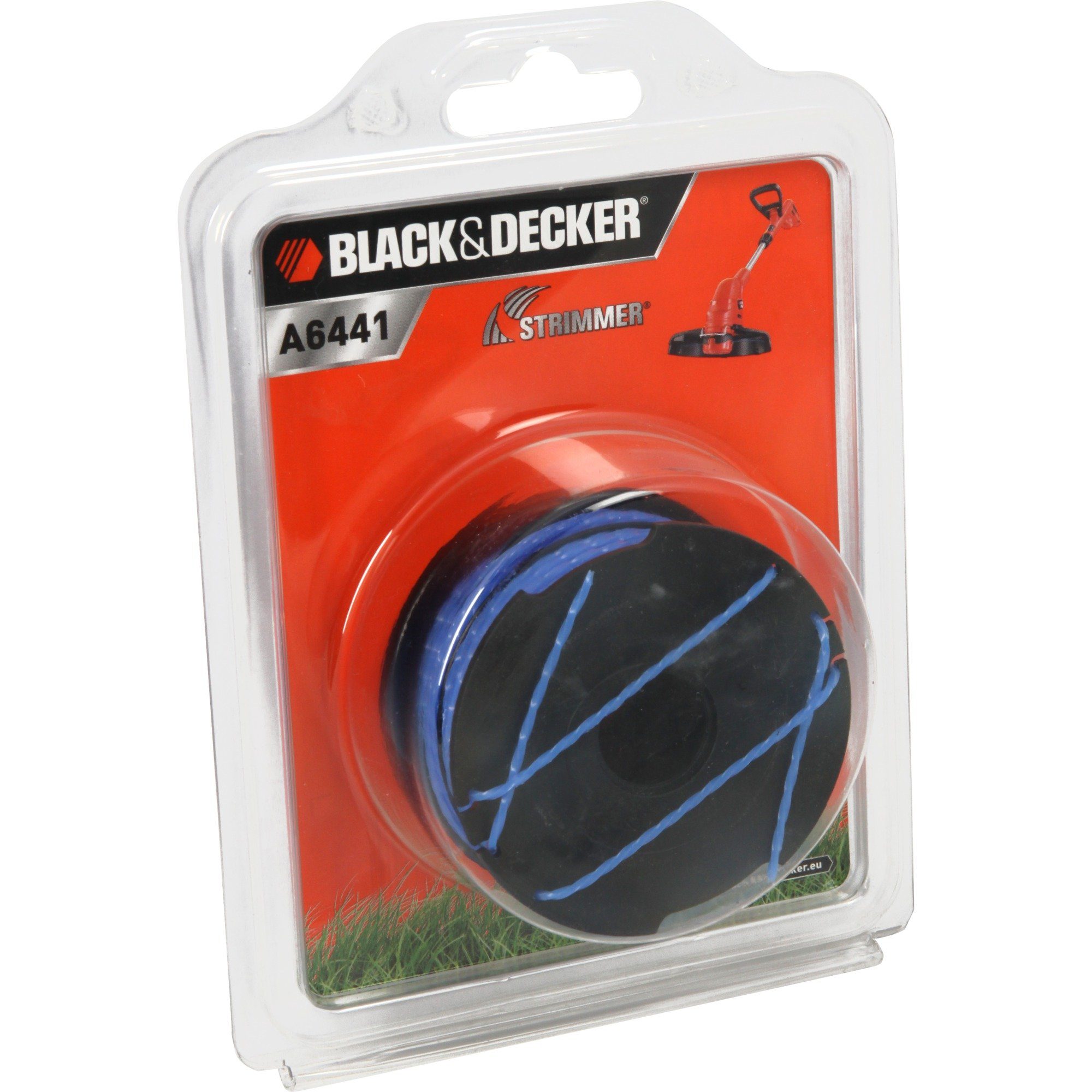 Black + Decker Elektro-Rasentrimmer BLACK+DECKER Fadenspule Reflex+ A6441-XJ