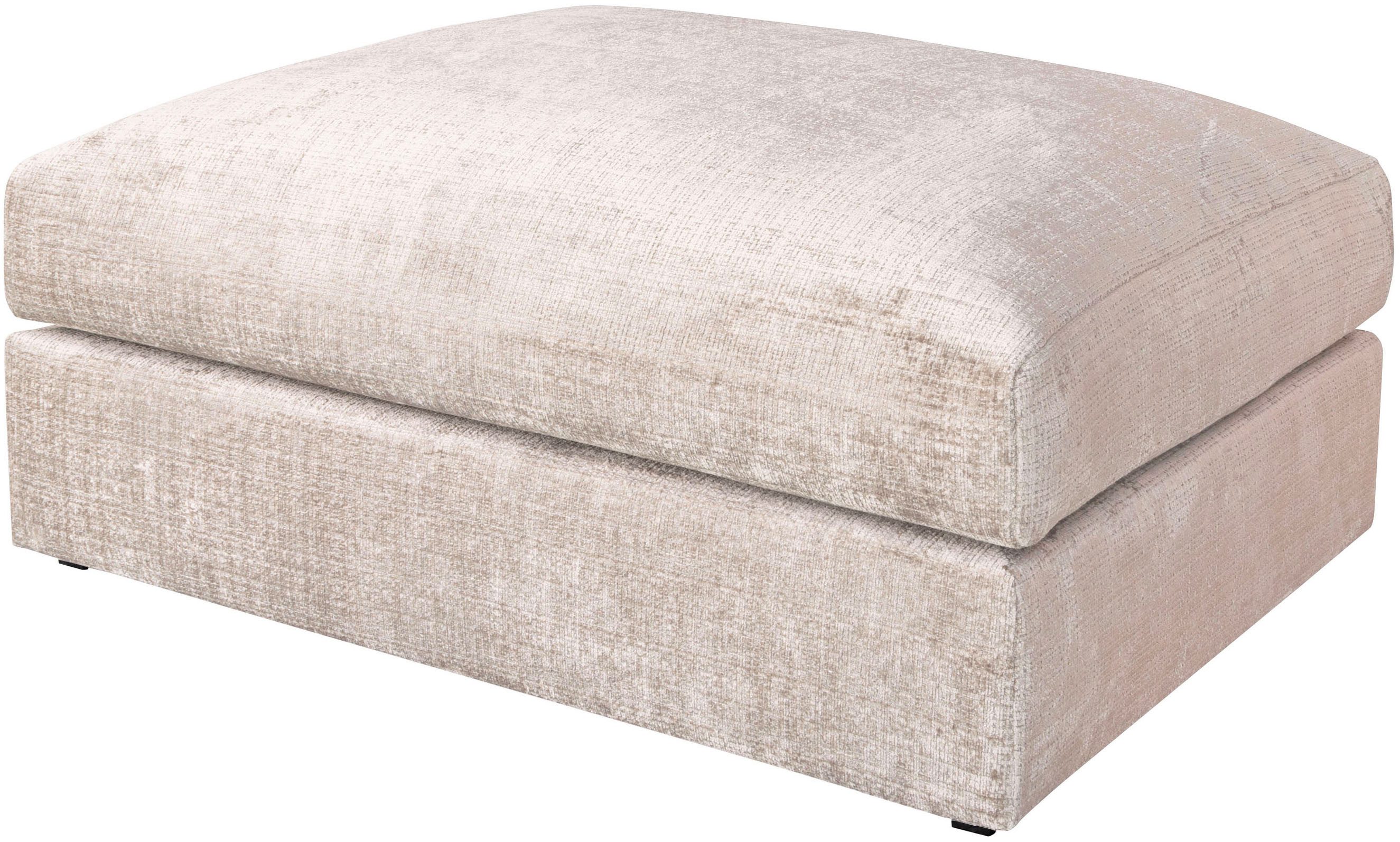 OTTO home Polsterhocker Soft&Cosy XXL, B: 125 cm - OTTO. Verlässliche Qualität., Mega-Hocker, in Cord oder Chenille-Struktur wählbar