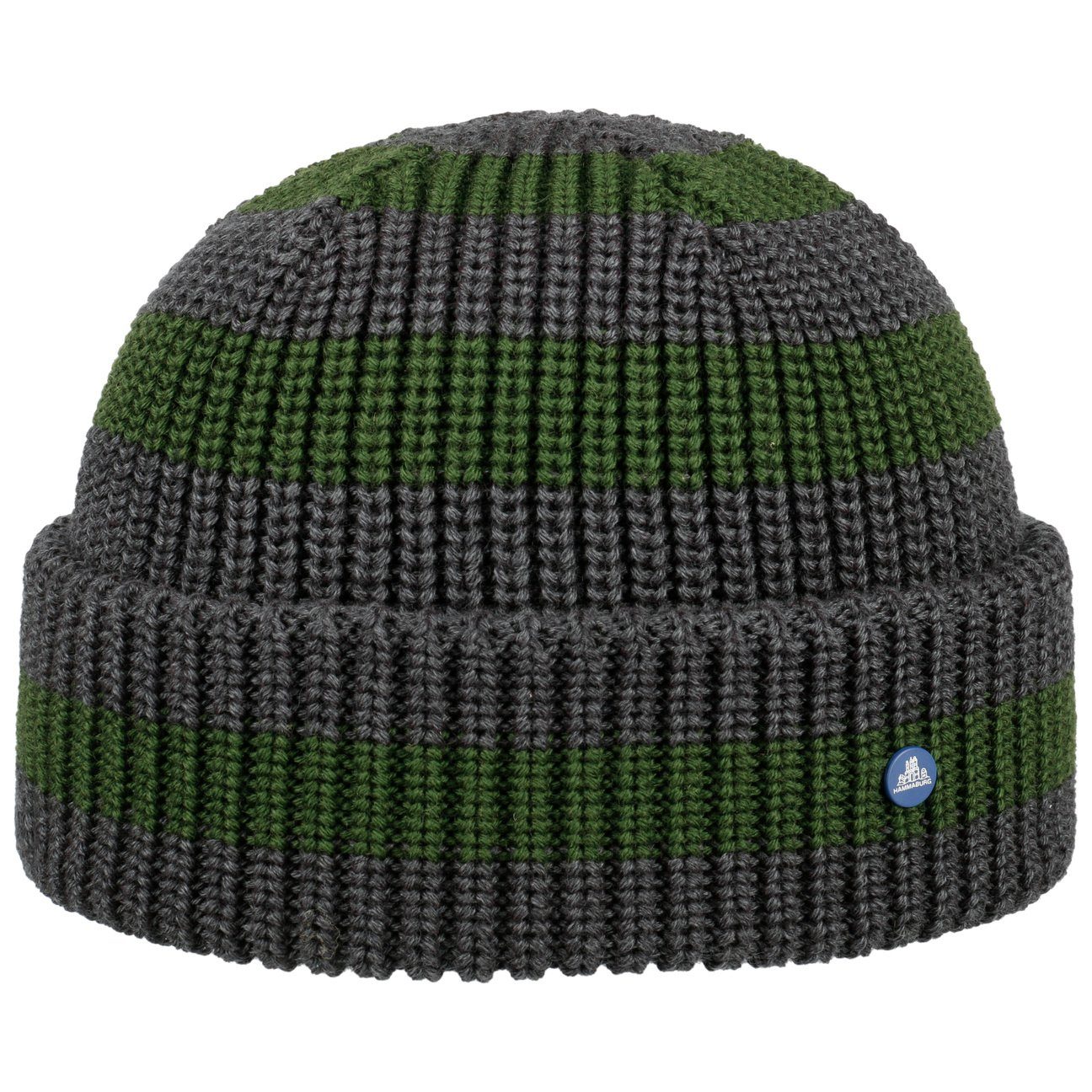 Hammaburg Beanie (1-St) Wollmütze mit Umschlag, Made in Italy