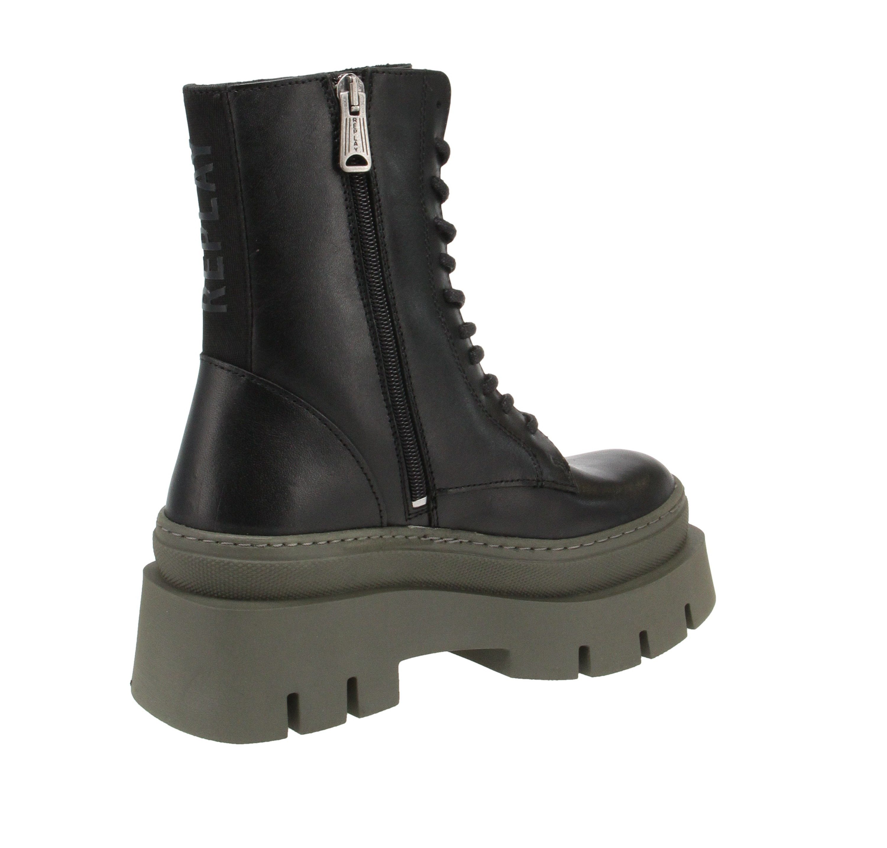 Replay GWL82.C0003L-1659BlackMilGrn-36 Stiefel