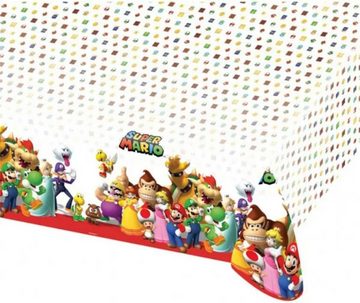 Super Mario Einweggeschirr-Set Super Mario XL Geburtstag Deko Set 60tlg.Geschirr Kinder Partyset (60-tlg), 8 Personen, Pappe Papier