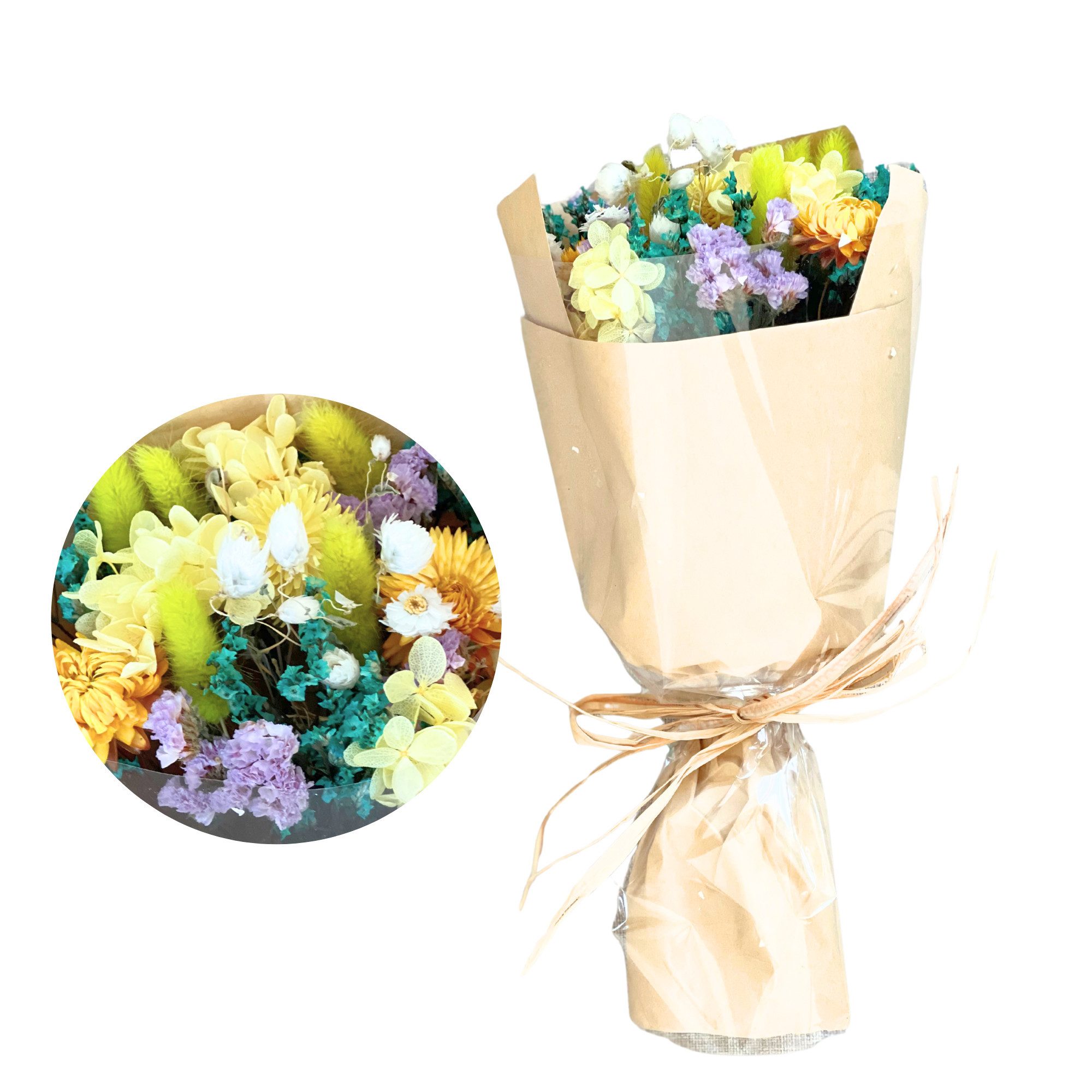Trockenblume Trockenblumenstrauß Deko-Blumen im Boho-Stil Trockenblumen günstig online kaufen