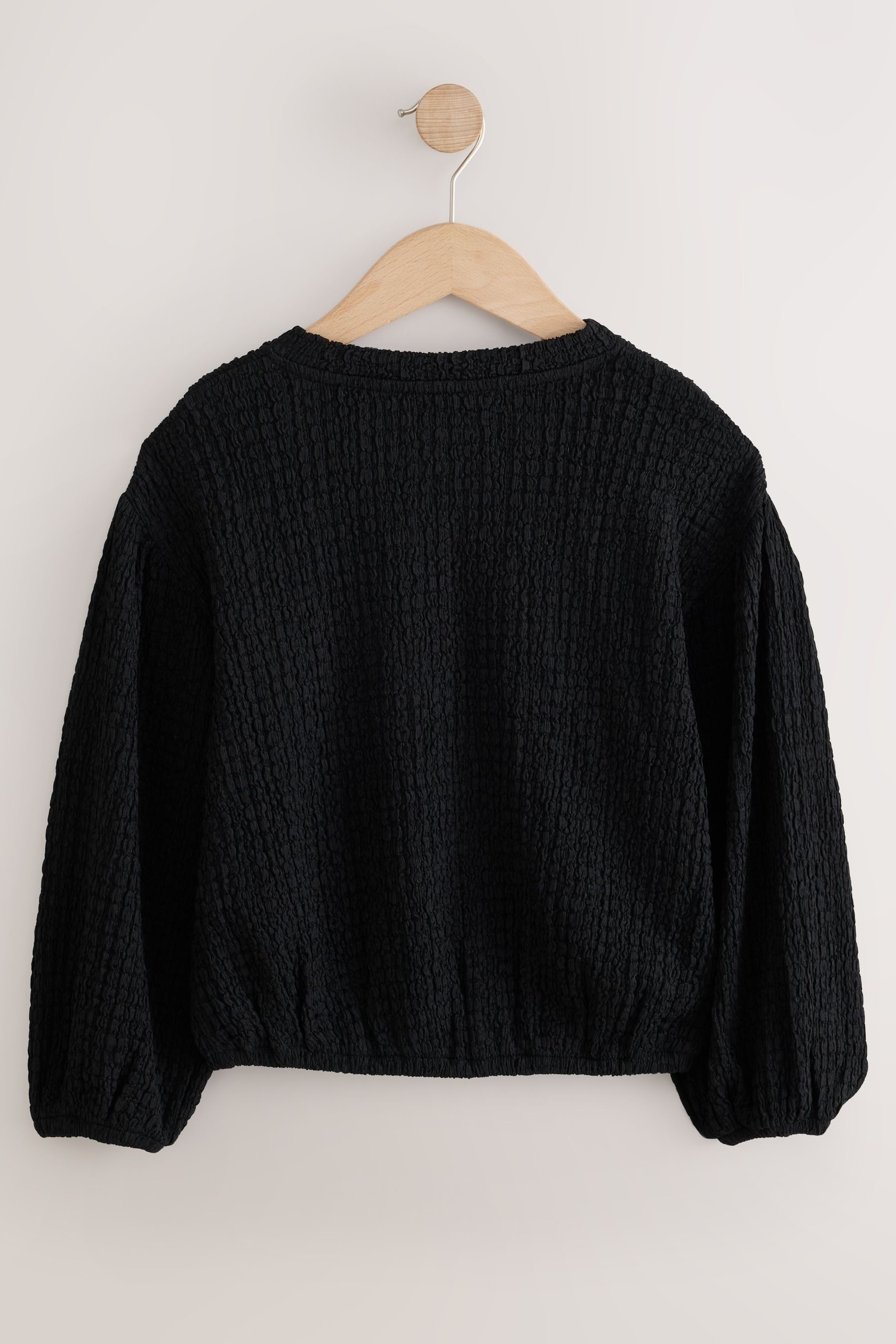 Next Langarmshirt Strukturiertes Langarmshirt (1-tlg) – Bild 2 von 5