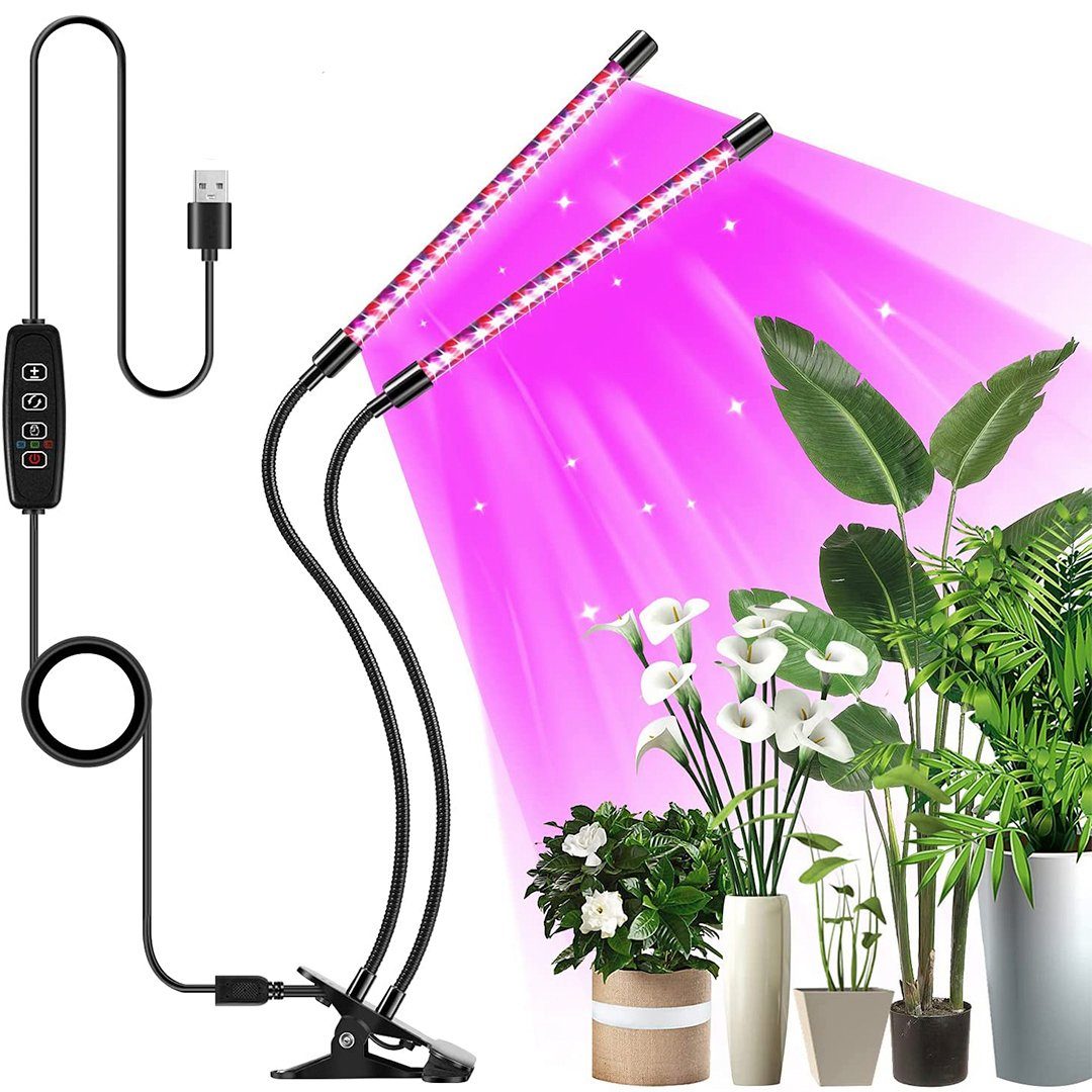 LED Pflanzenlampe Vollspektrum Grow Light Zimmerpflanzen Wachstumslampe DE 