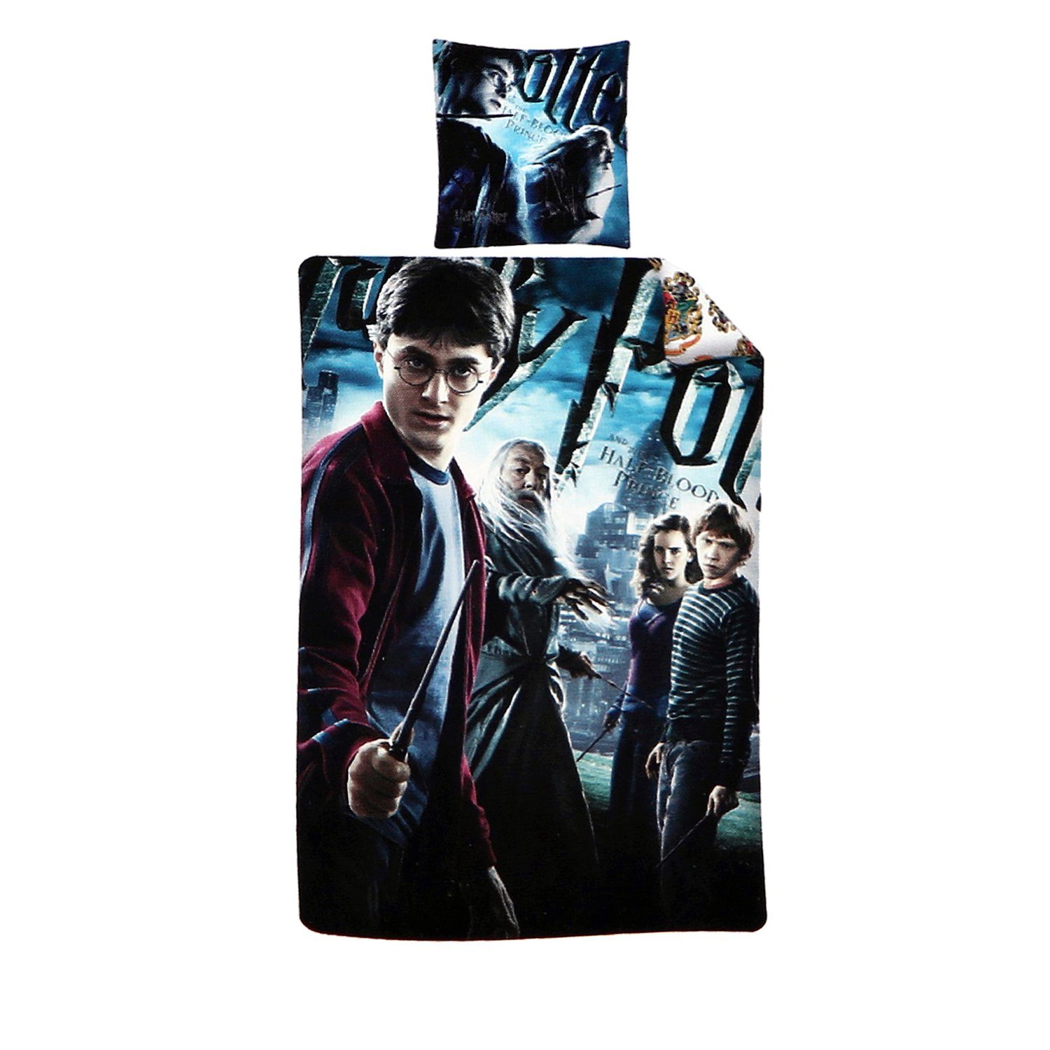 Jugendbettwäsche Harry Potter Bettwäsche NO 001 mit Wendemotiv 135x200c